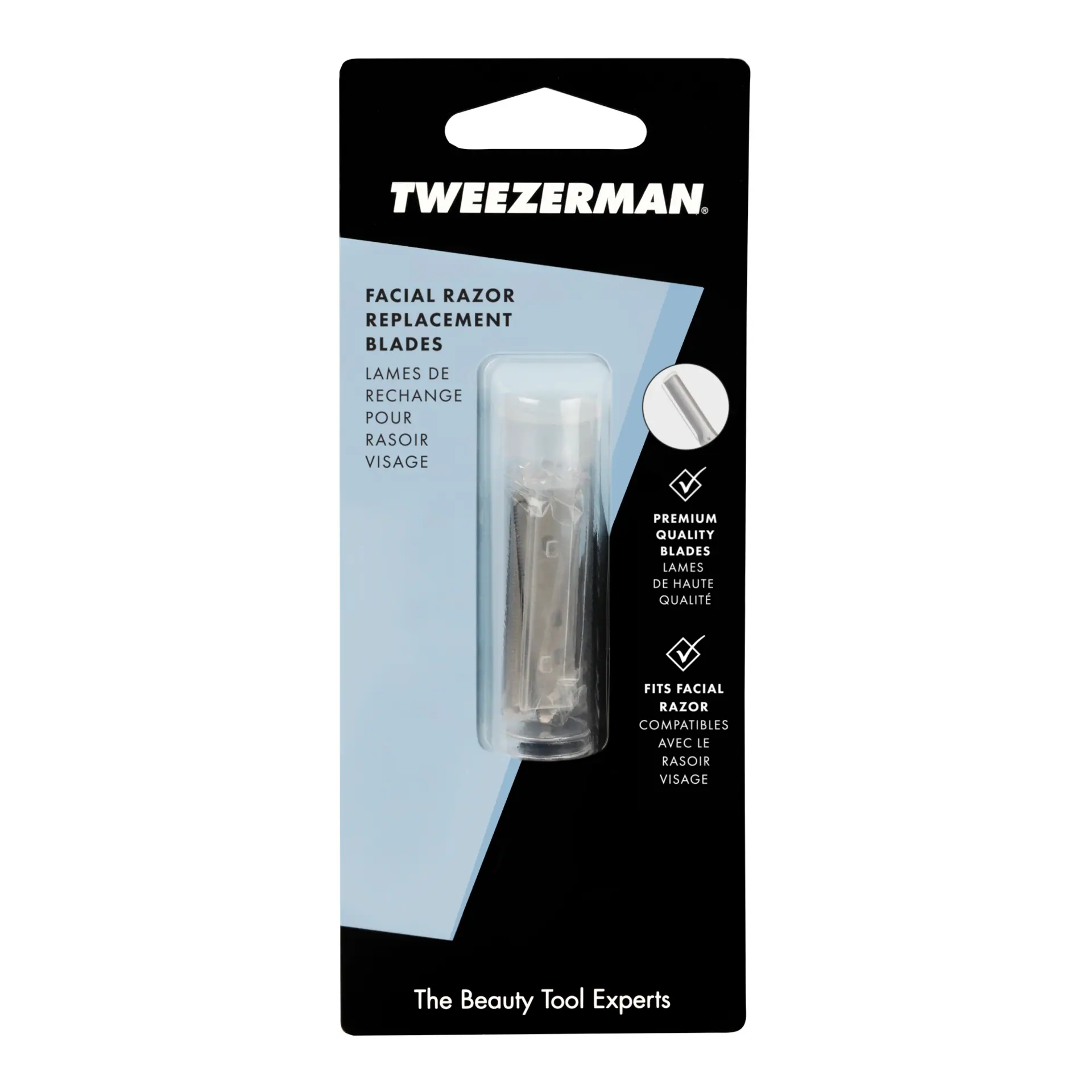 Tweezerman Facial Razor Replacement Blades