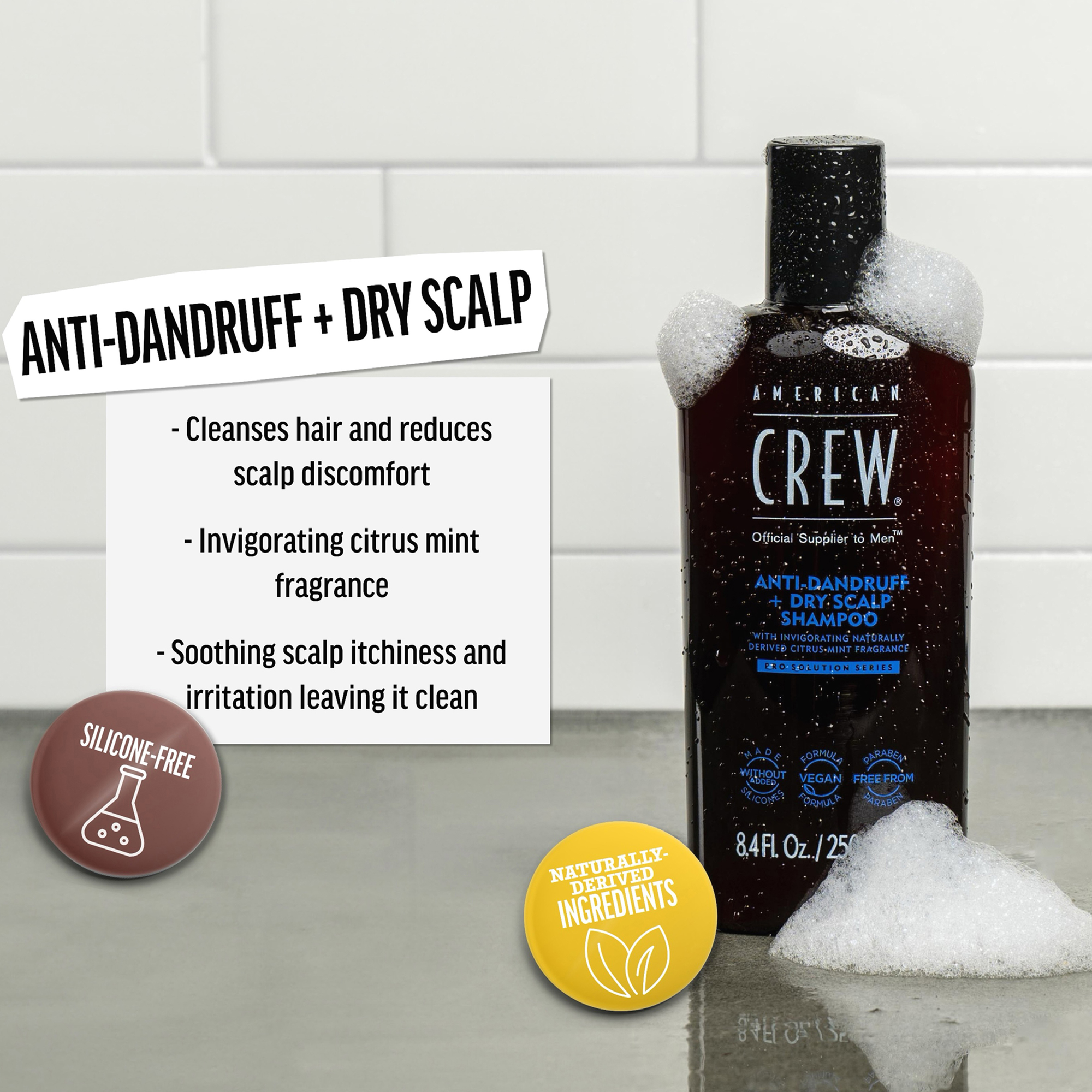 American Crew Anti-Dandruff + Sebum Control Shampoo
