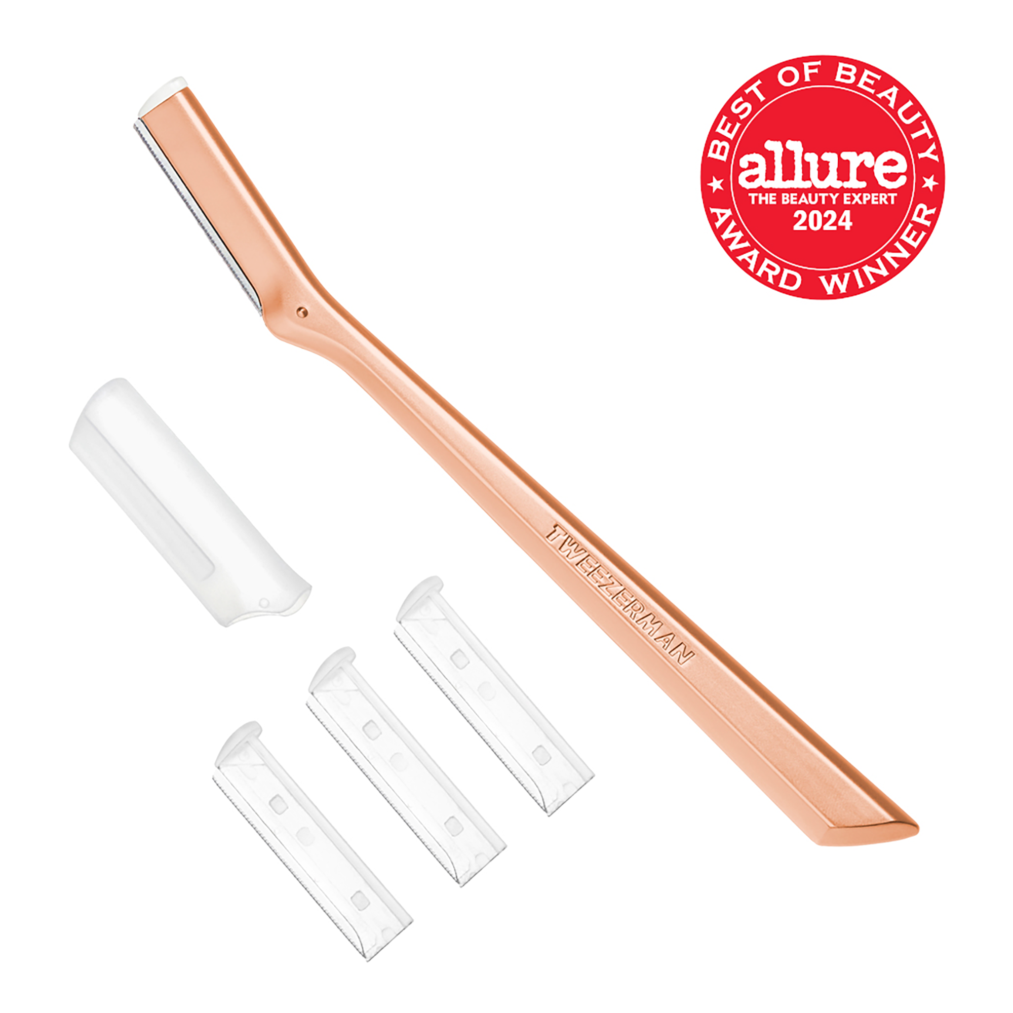 Tweezerman Rose Gold Facial Razor