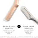 Tweezerman Rose Gold Facial Razor