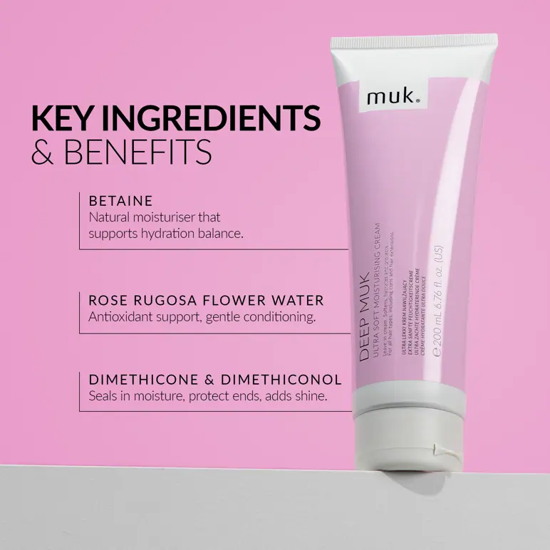 Muk Deep muk Ultra Soft Moisturising leave in Cream 200ml