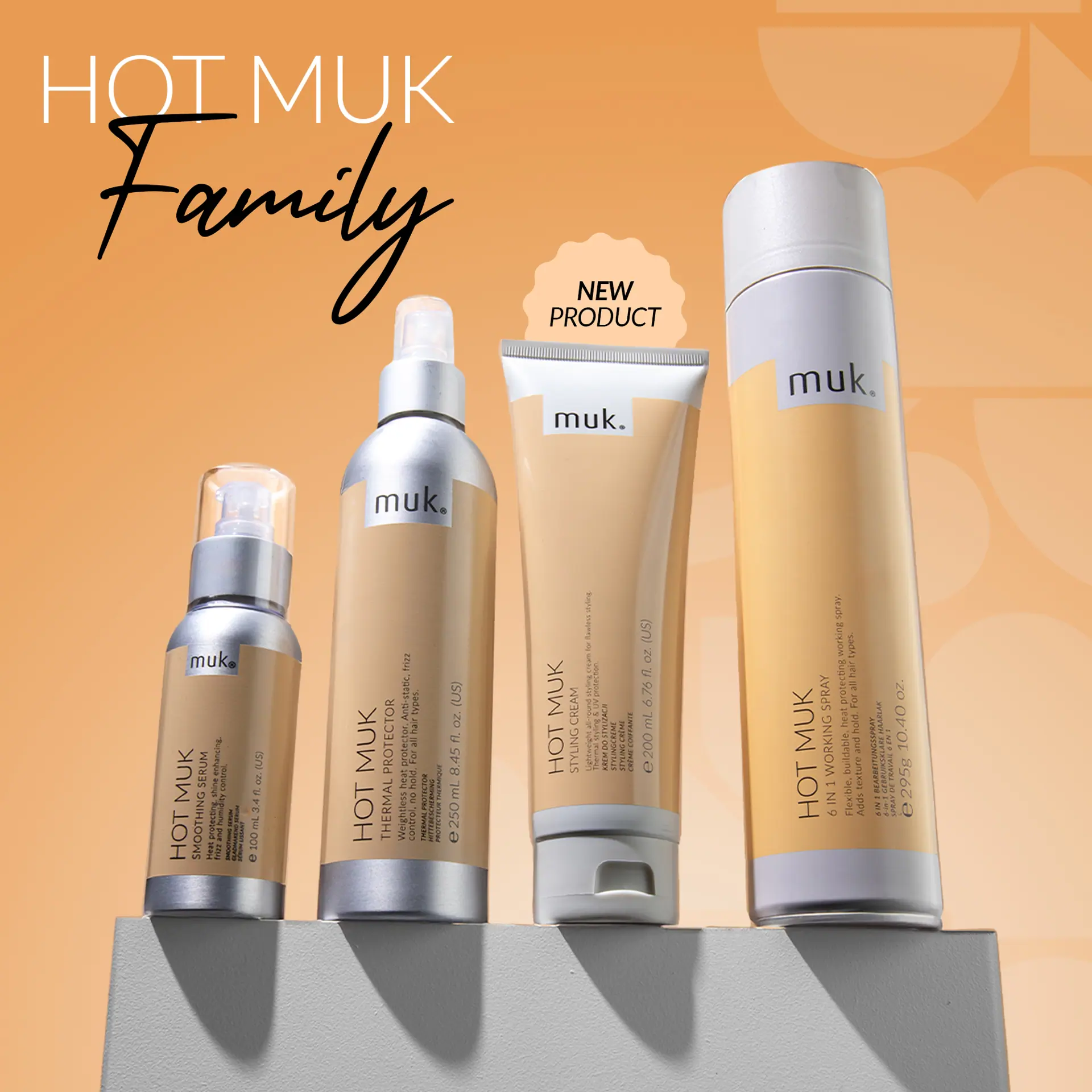 Muk Hot muk Styling Cream 200ml