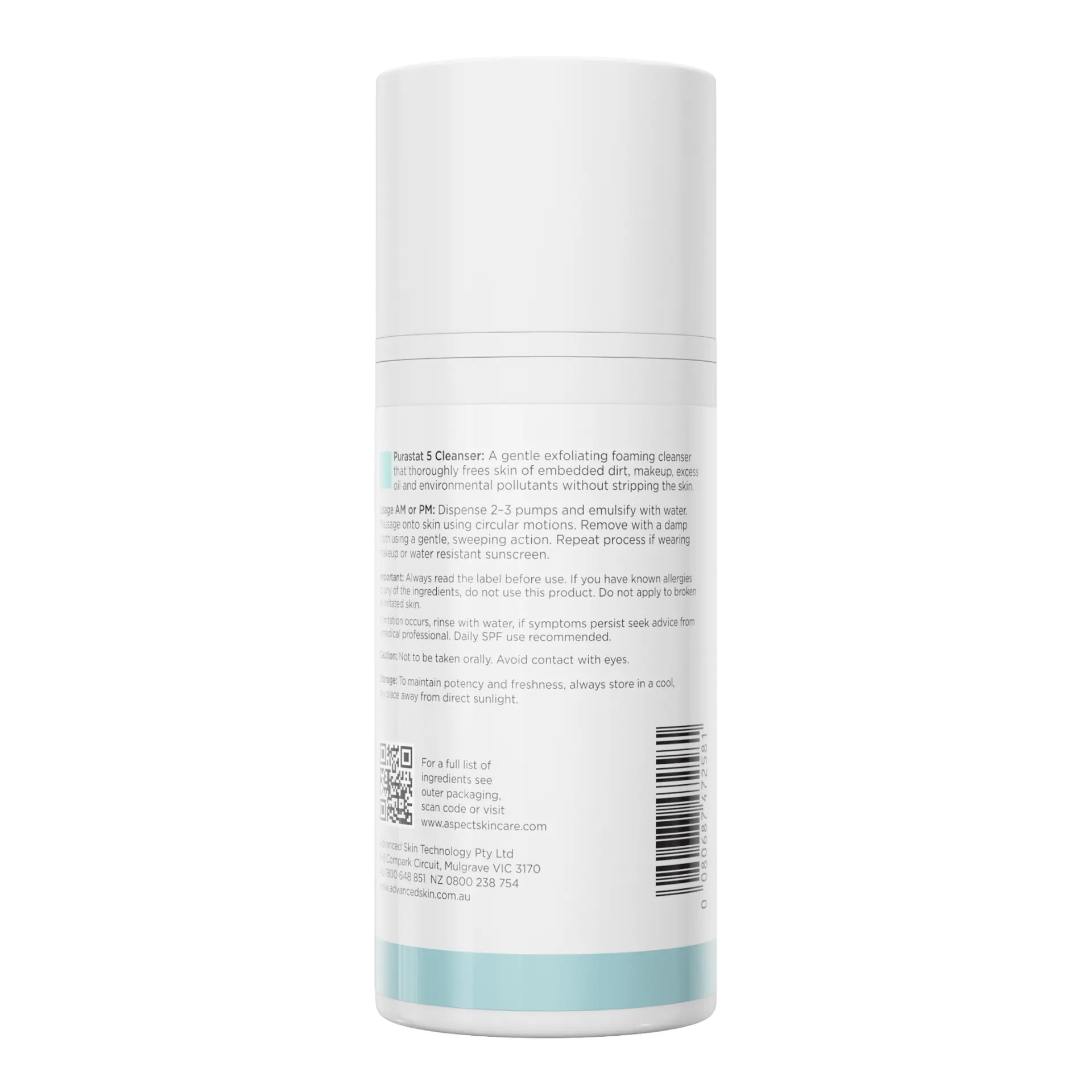 Aspect Purastat 5 Cleanser 100ml