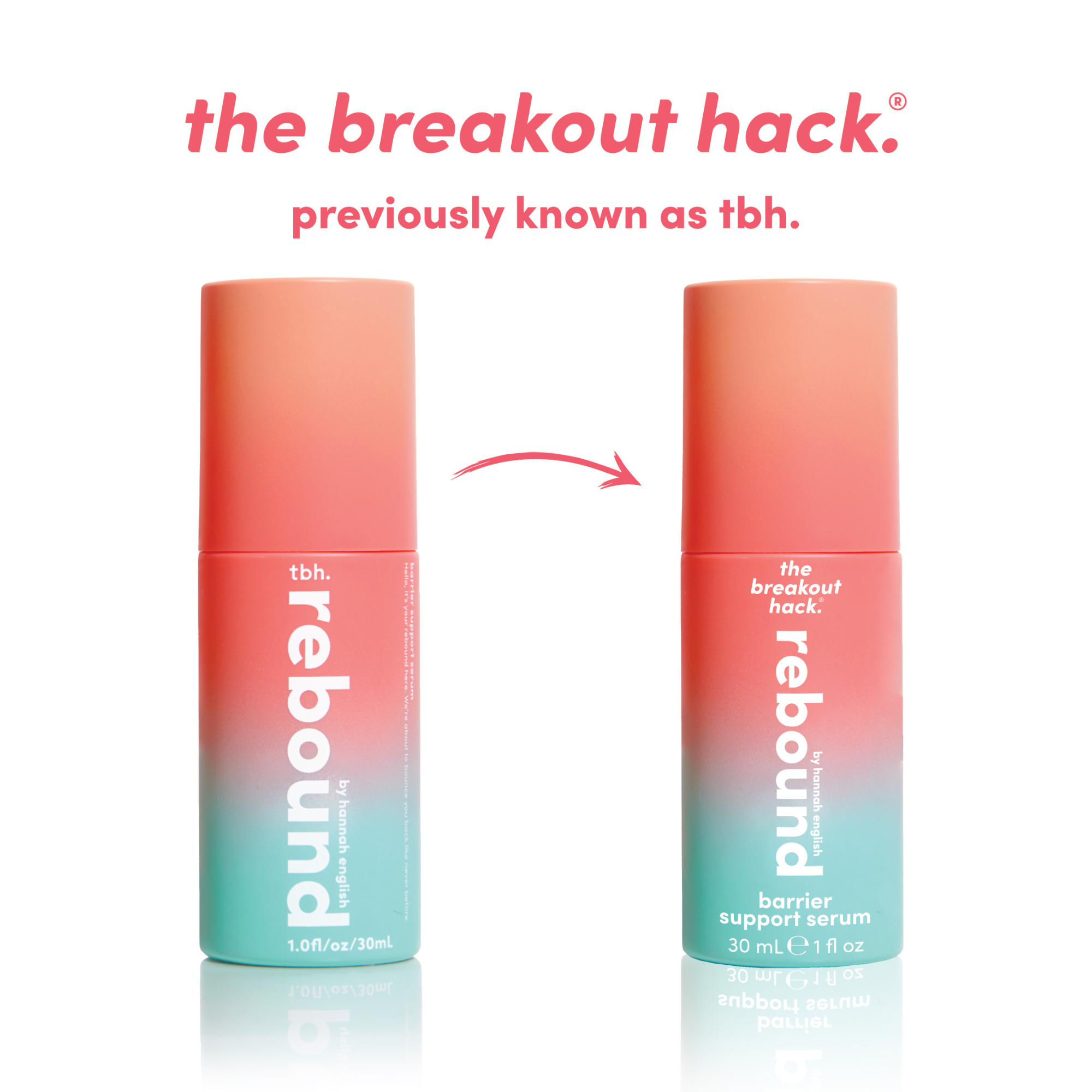 The Breakout Hack rebound serum 30mL