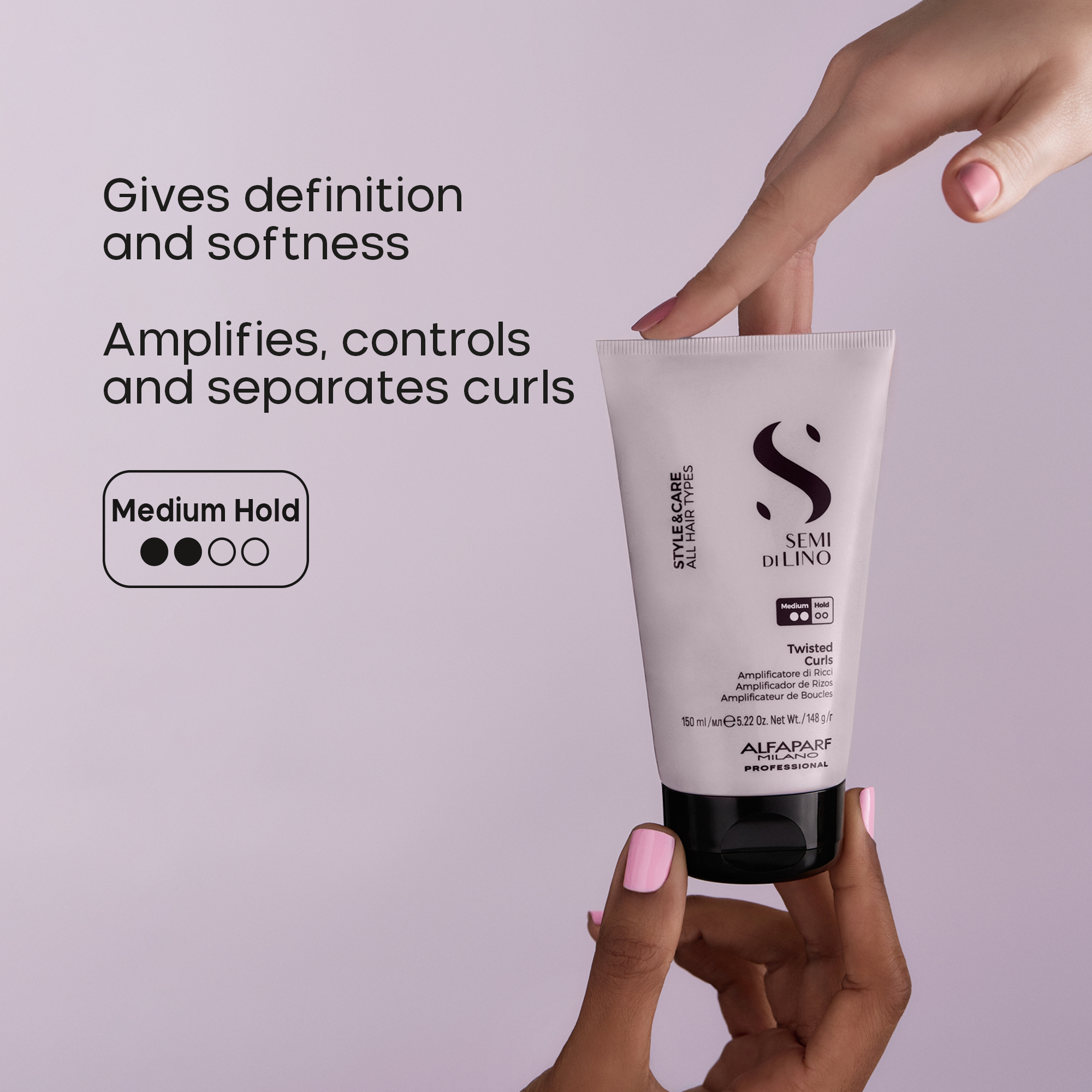Alfaparf Milano Semi di Lino Style&Care Twisted Curls 150ml