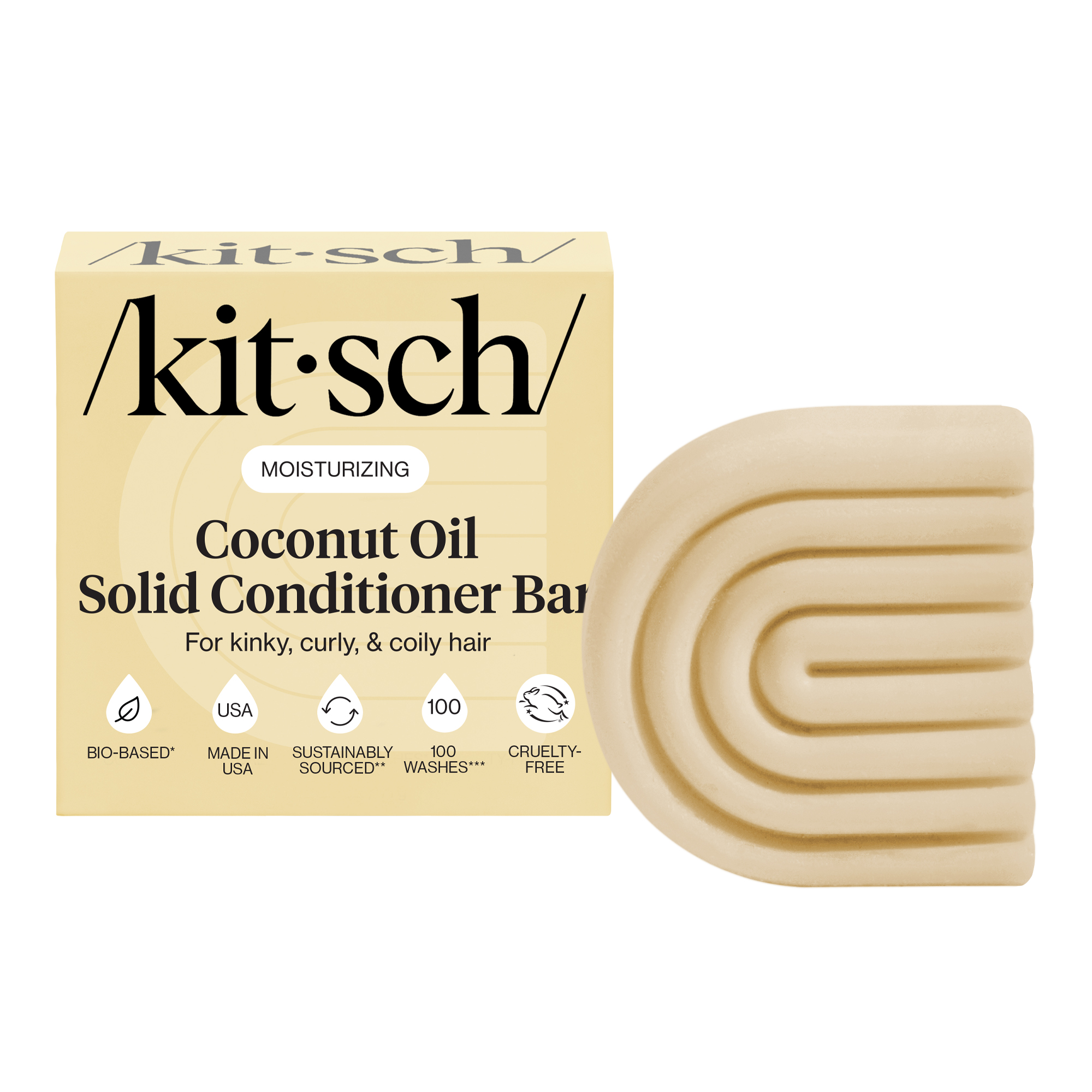 Kitsch Coconut Oil Deep Moisturizing Conditioner Bar 
