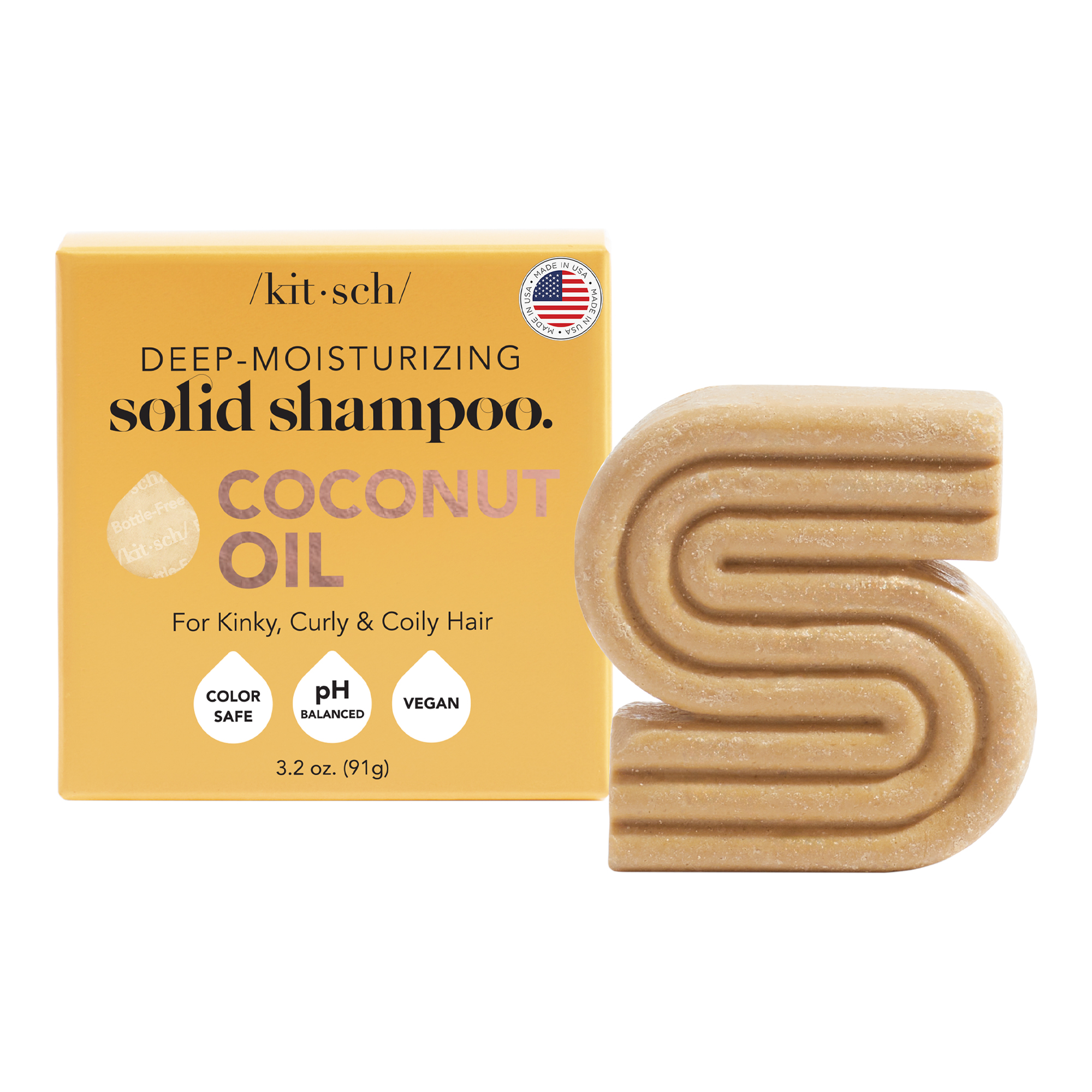 Kitsch Coconut Oil Deep Moisturizing Shampoo Bar