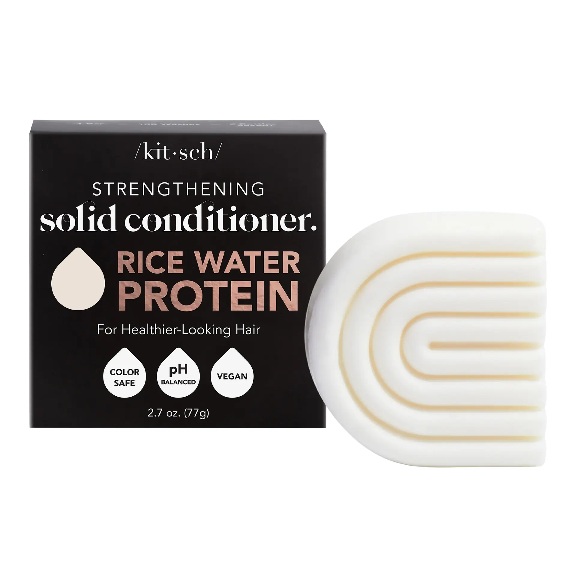 Kitsch Rice Water Protein Strengthening Conditioner Bar