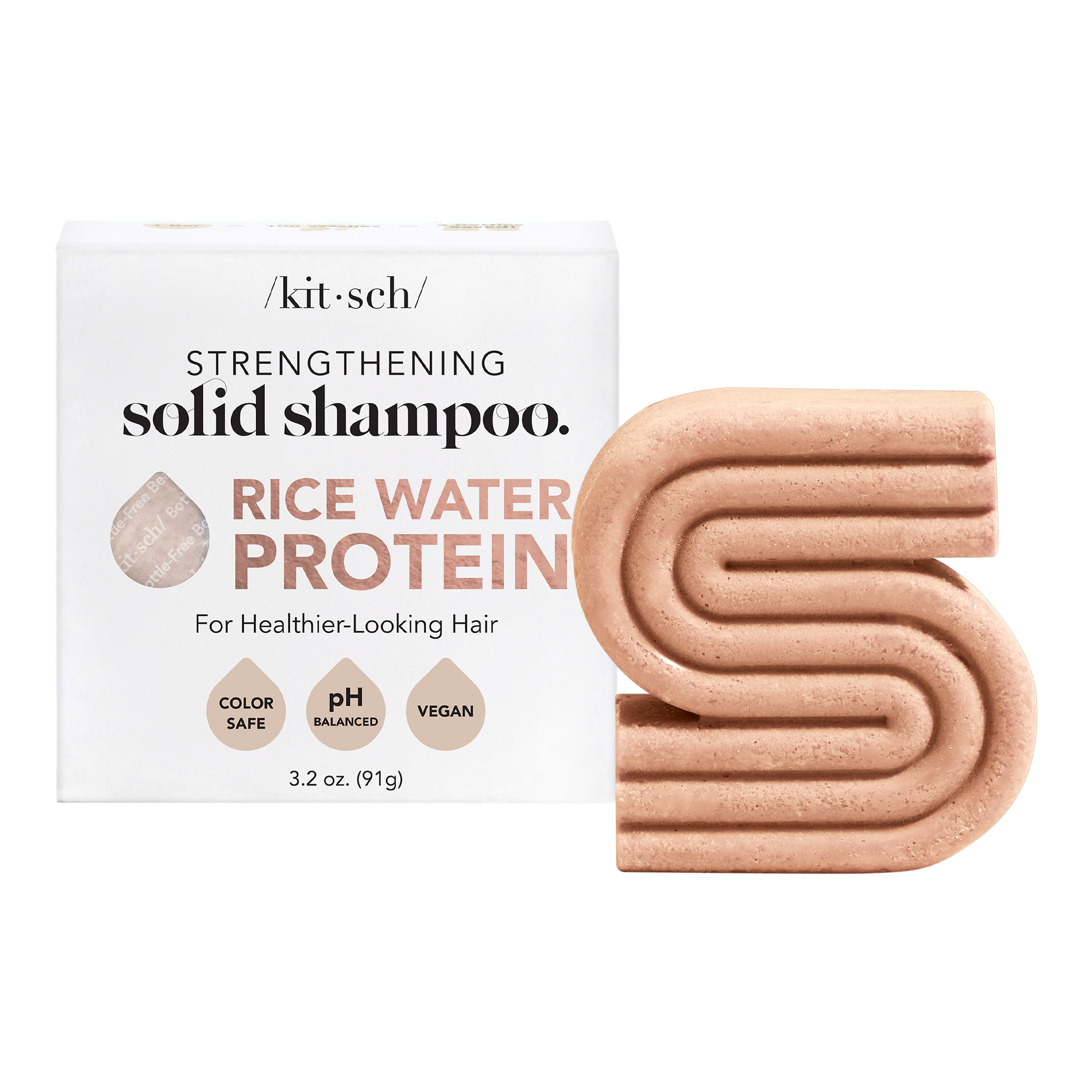 Kitsch Rice Water Protein Strengthening Shampoo Bar 