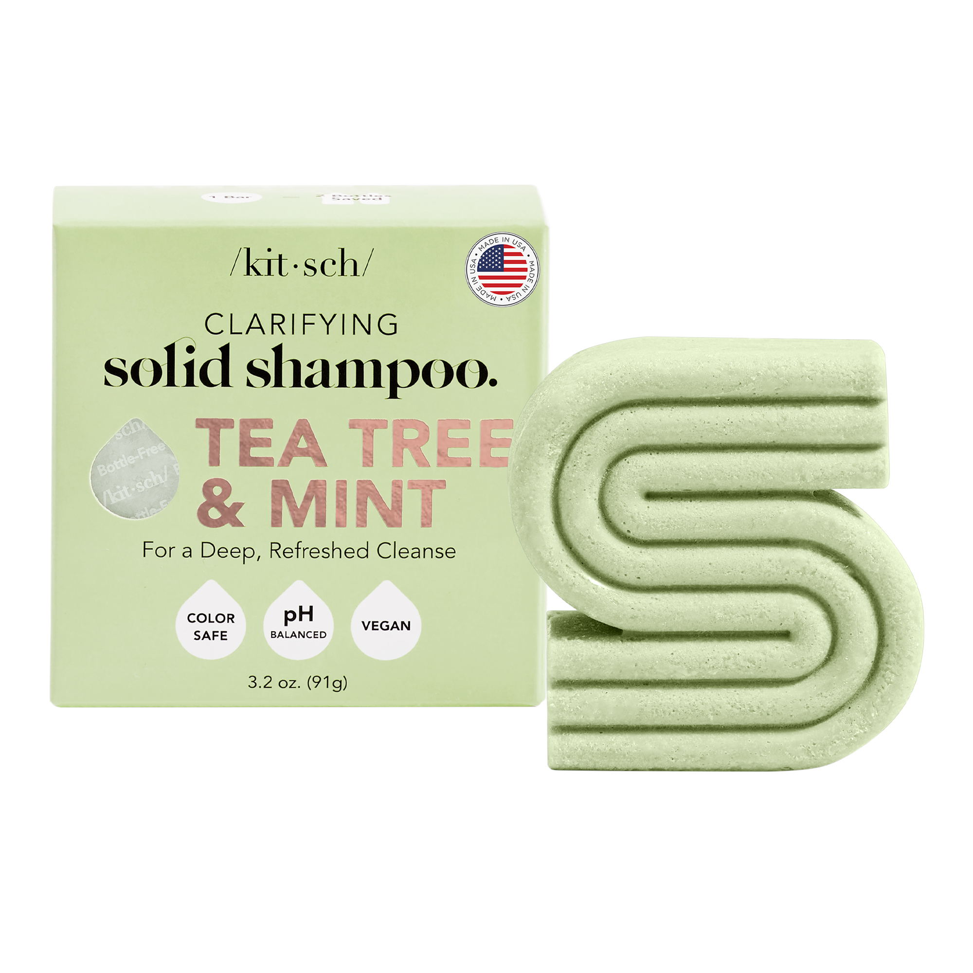 Kitsch Tea Tree & Mint Clarifying Shampoo Bar
