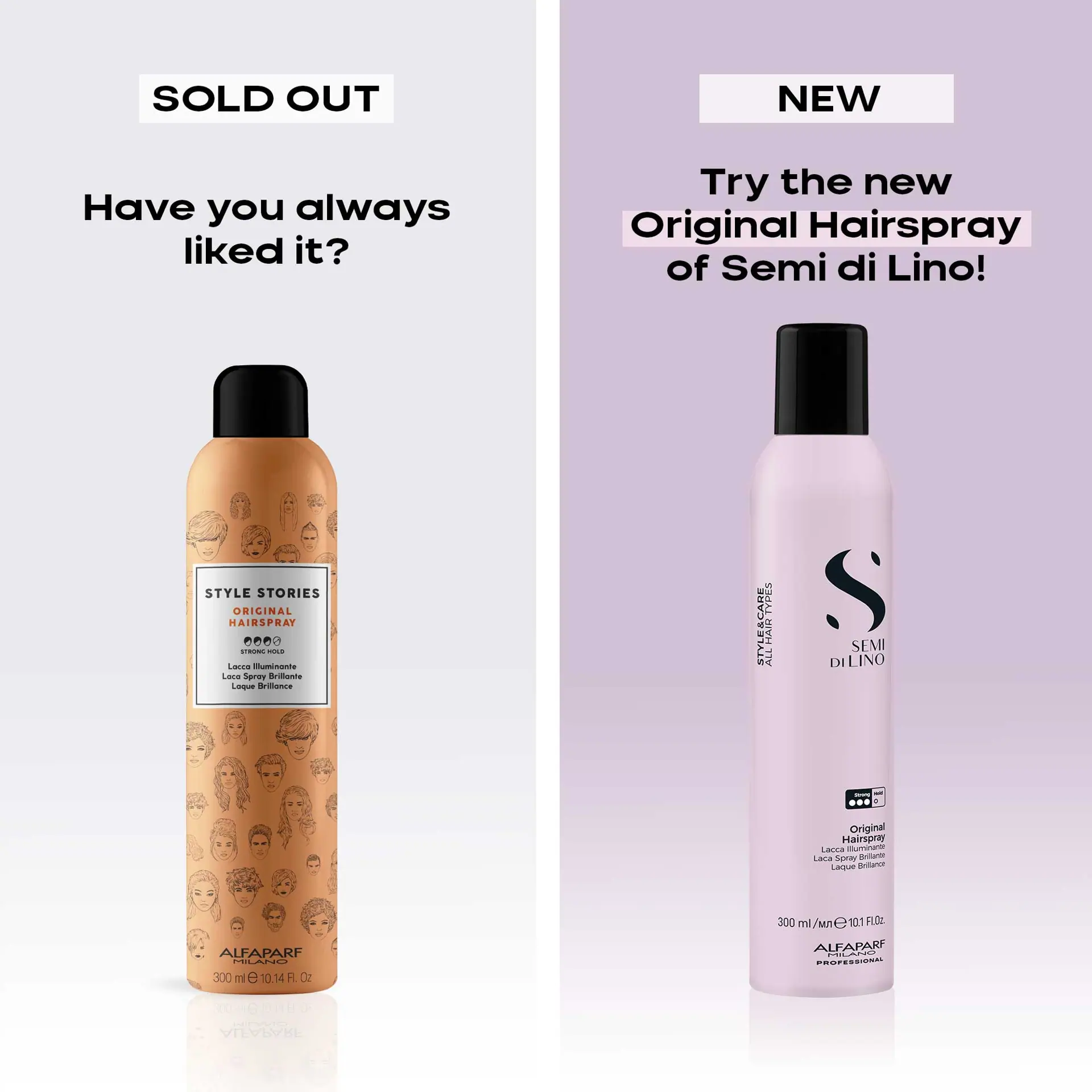 Alfaparf Milano Semi di Lino Styling Original Hairspray 300ml