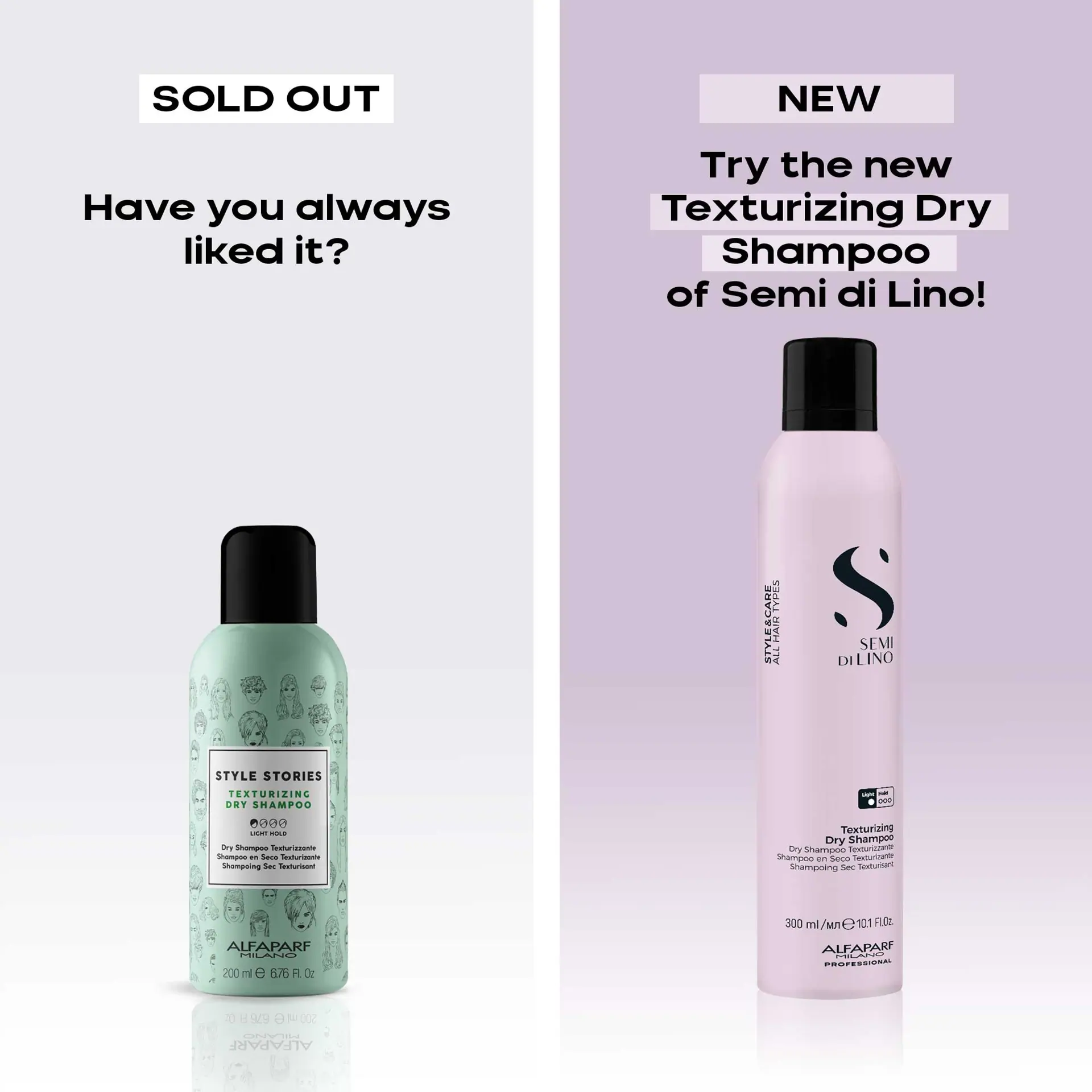 Alfaparf Milano Semi di Lino Styling Texturizing Dry Shampoo 300ml