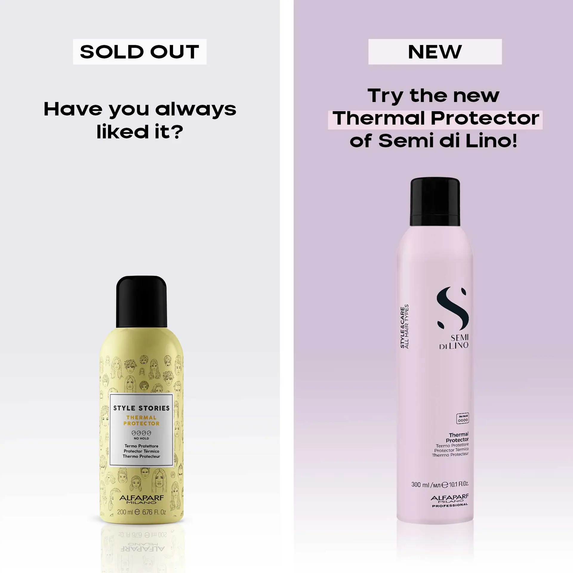 Alfaparf Milano Semi di Lino Styling Thermal Protector 300ml