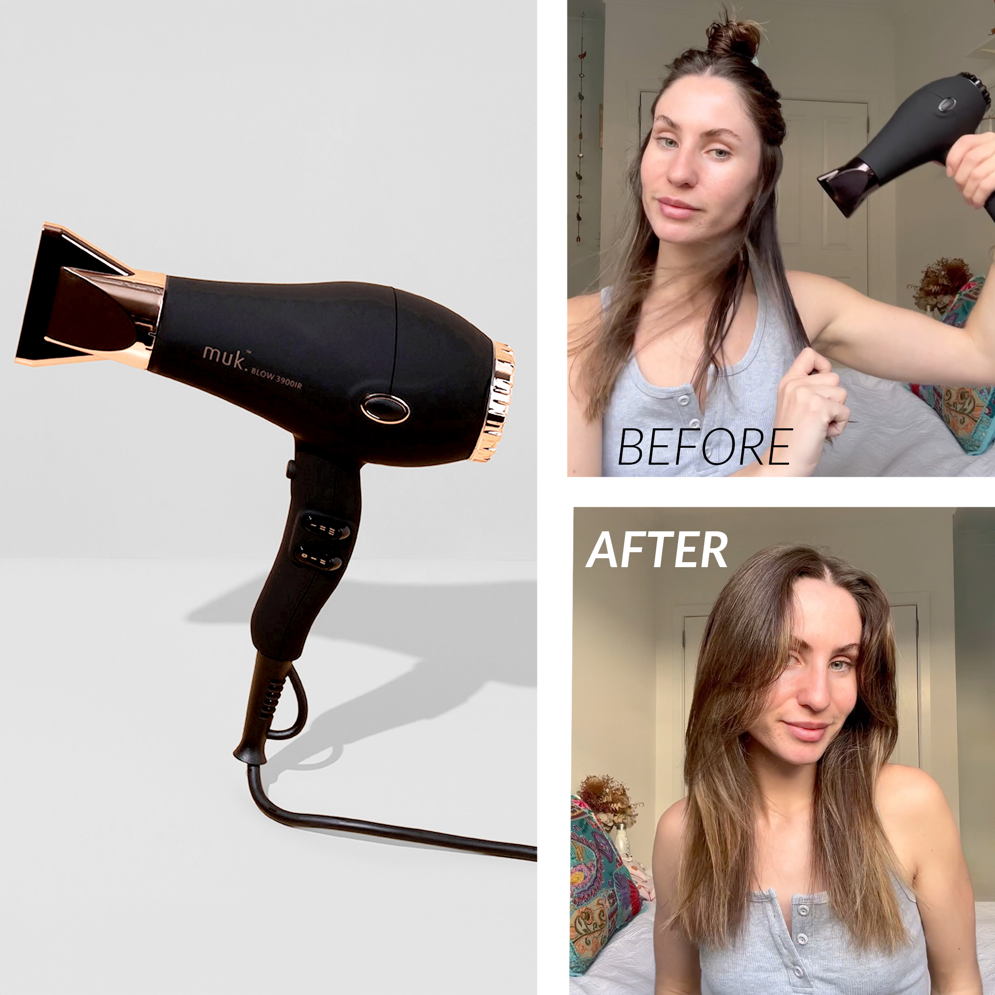 Muk Blow 3900IR Dryer Rose Gold
