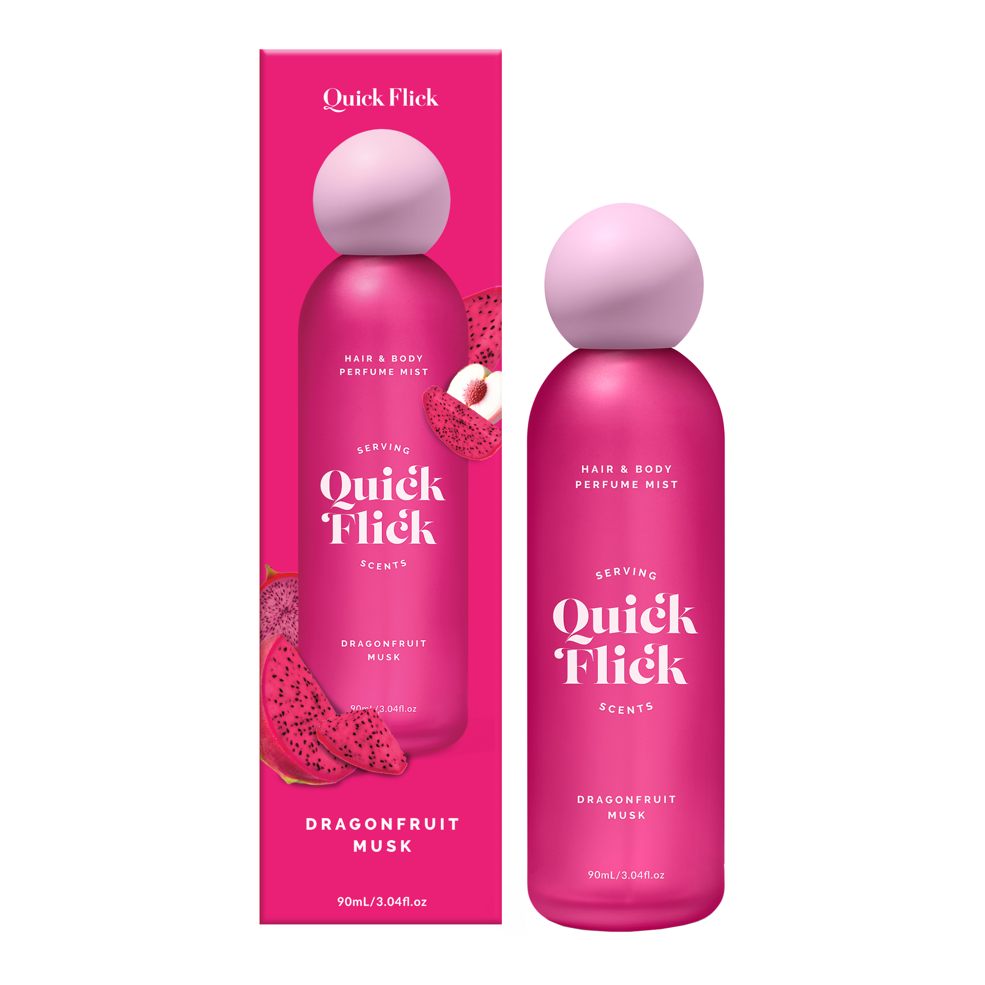 The Quick Flick Serving Scents Hair And Body Mist - Dragonfruit Musk
