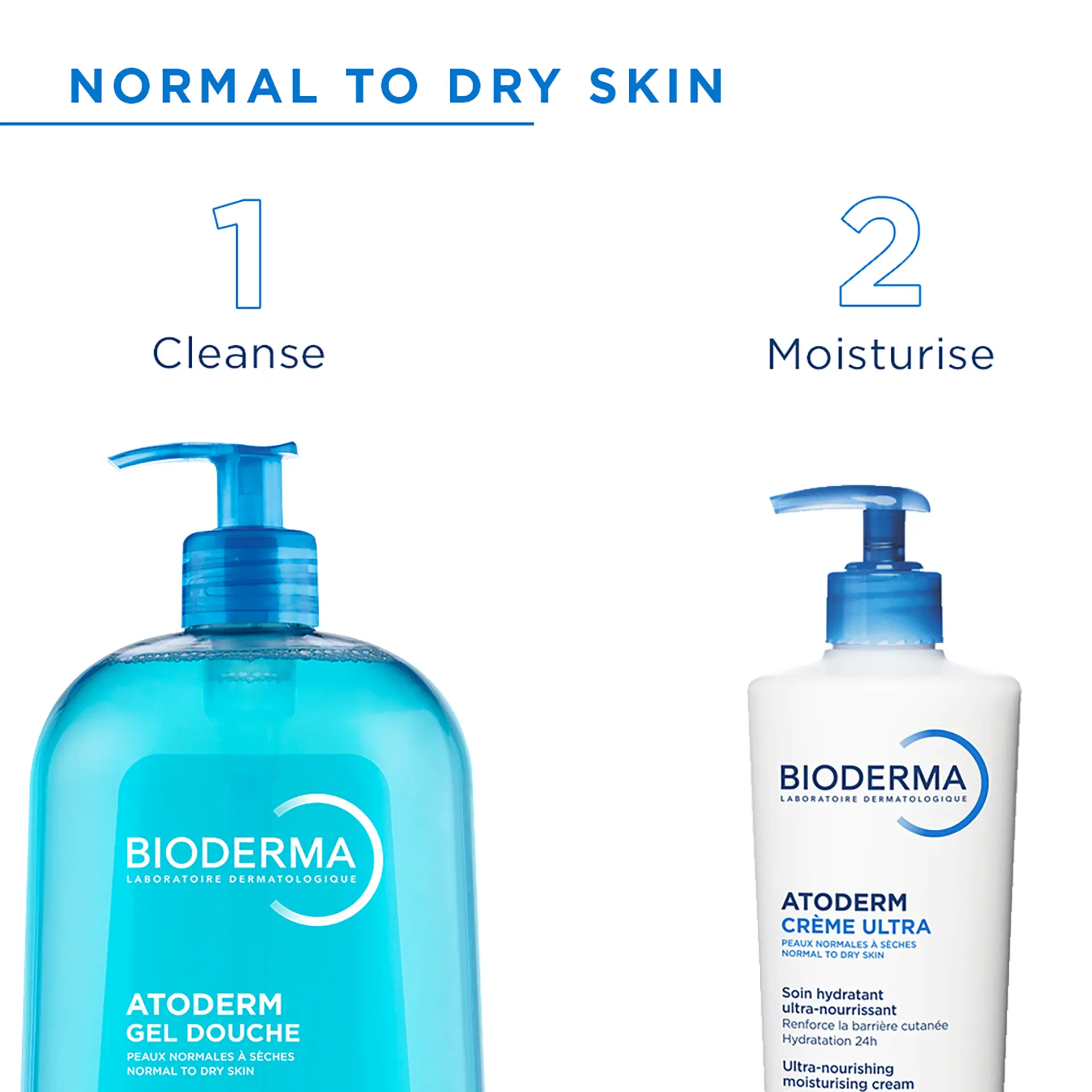 Bioderma Atoderm Creme Ultra Nourishing Moisturiser For Dry Skin 500ml