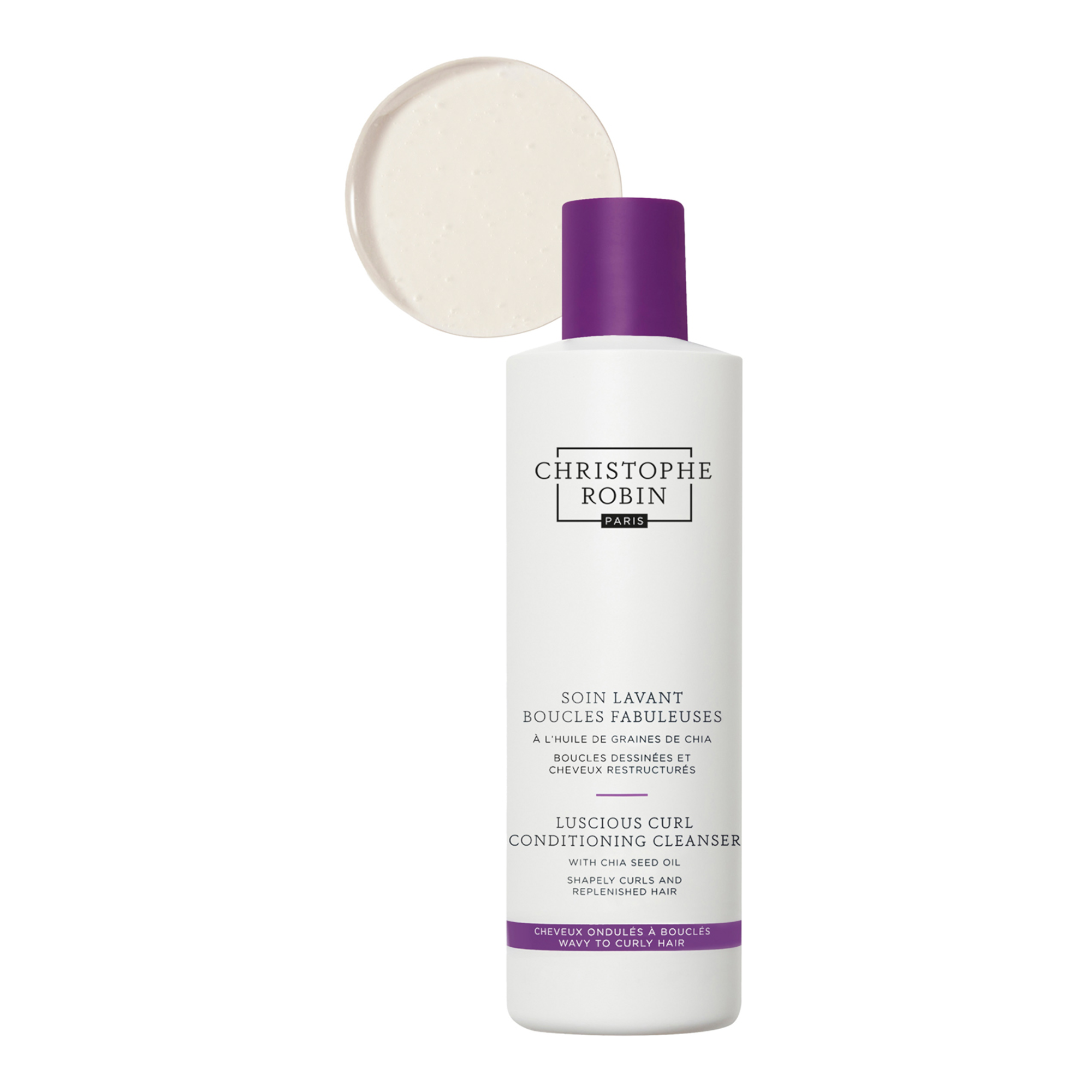Christophe Robin Luscious Curl Cleansing Lotion with Chia Seed Oil 250ml