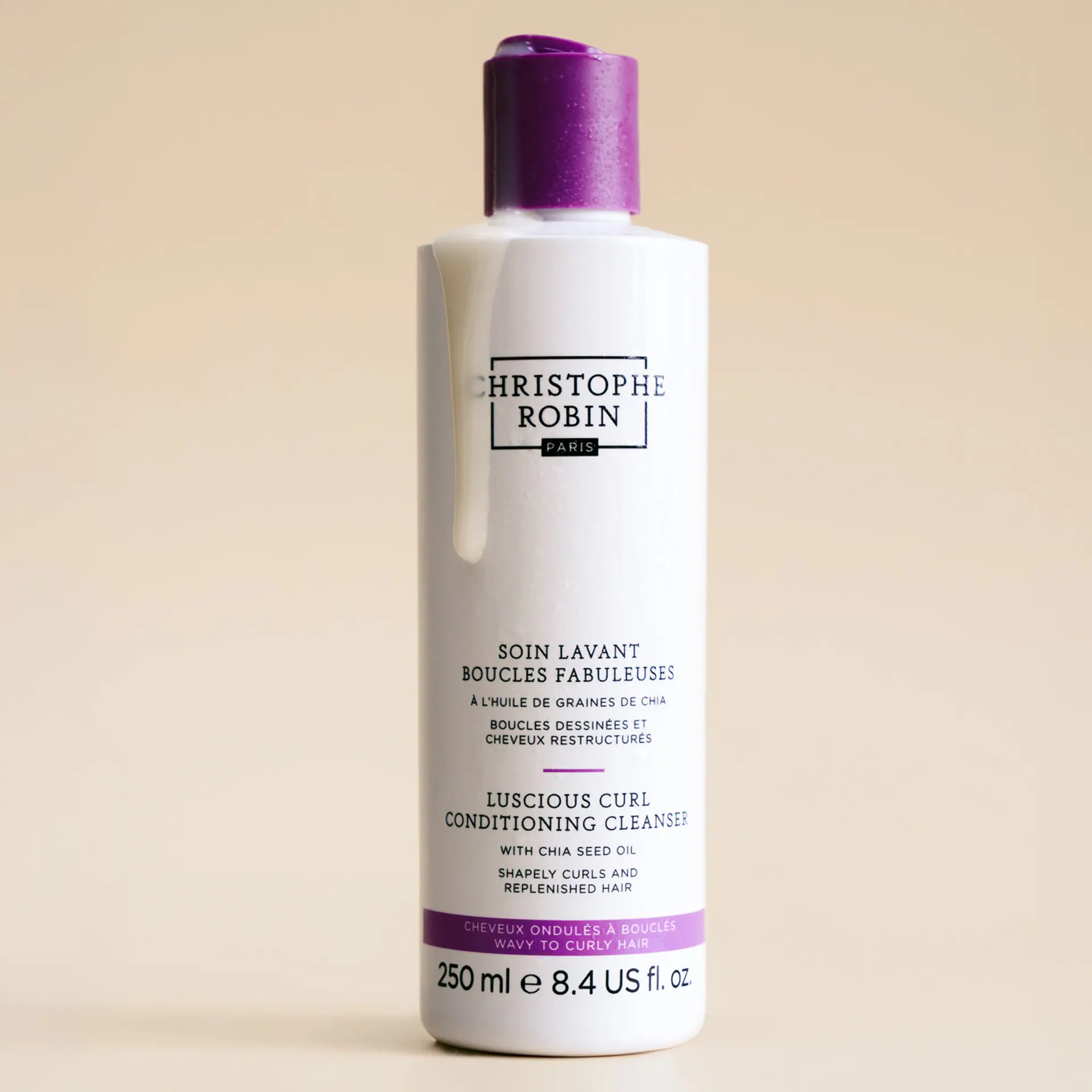 Christophe Robin Luscious Curl Cleansing Lotion with Chia Seed Oil 250ml