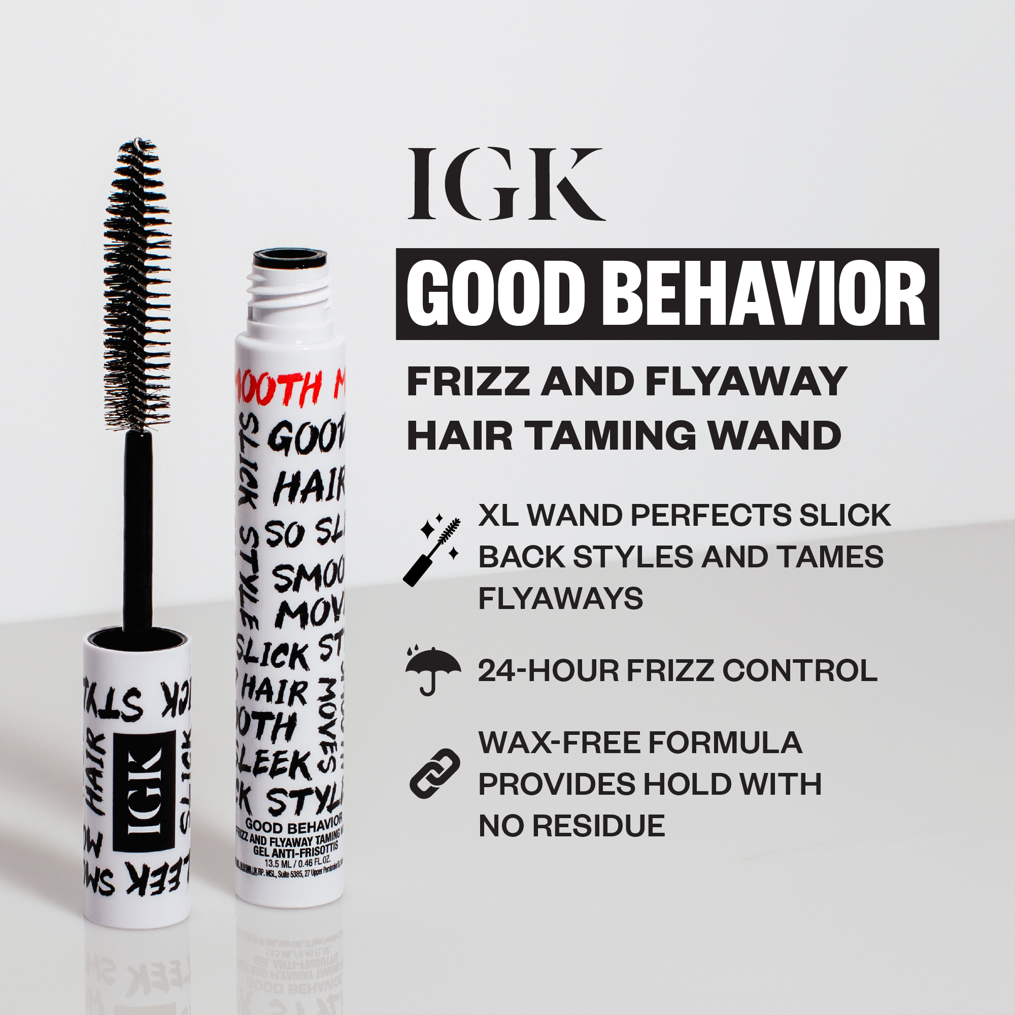 IGK GOOD BEHAVIOR Frizz & Flyaway Hair Taming Wand 13.5ml