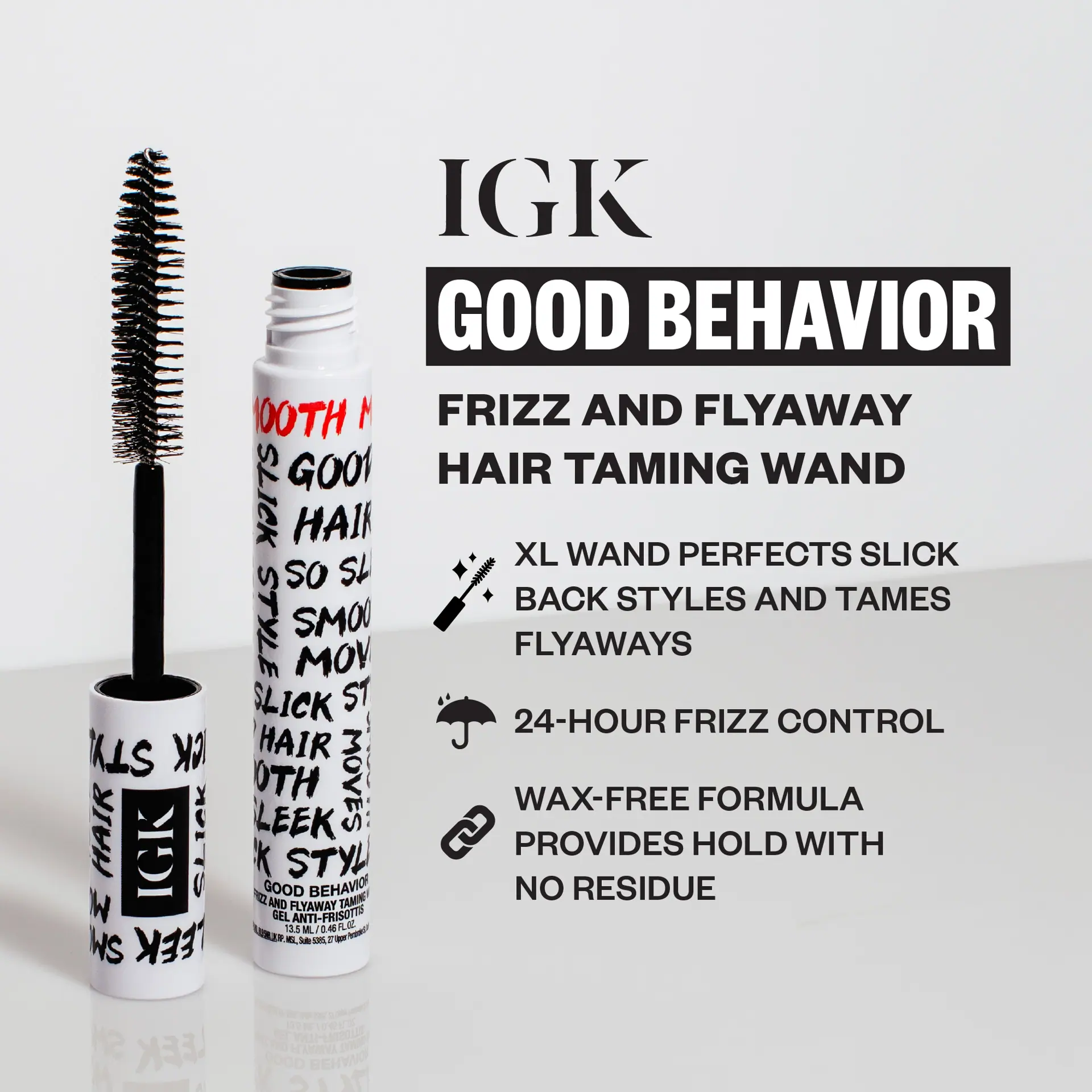 IGK GOOD BEHAVIOR Frizz & Flyaway Hair Taming Wand 13.5ml