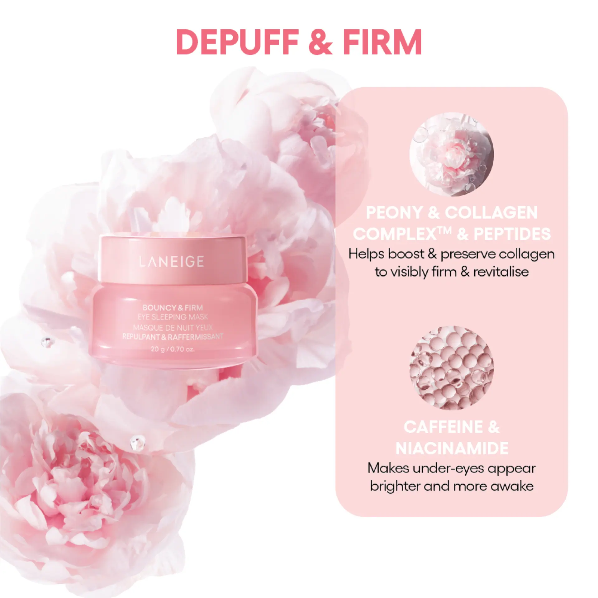 Laneige Bouncy & Firm Eye Sleeping Mask 20g