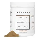 JSHealth Vitamins Protein + Probiotics + Collagen - Double Chocolate (450g)