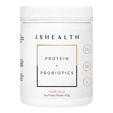 JSHealth Vitamins Protein + Probiotics 450g - Vanilla Bean