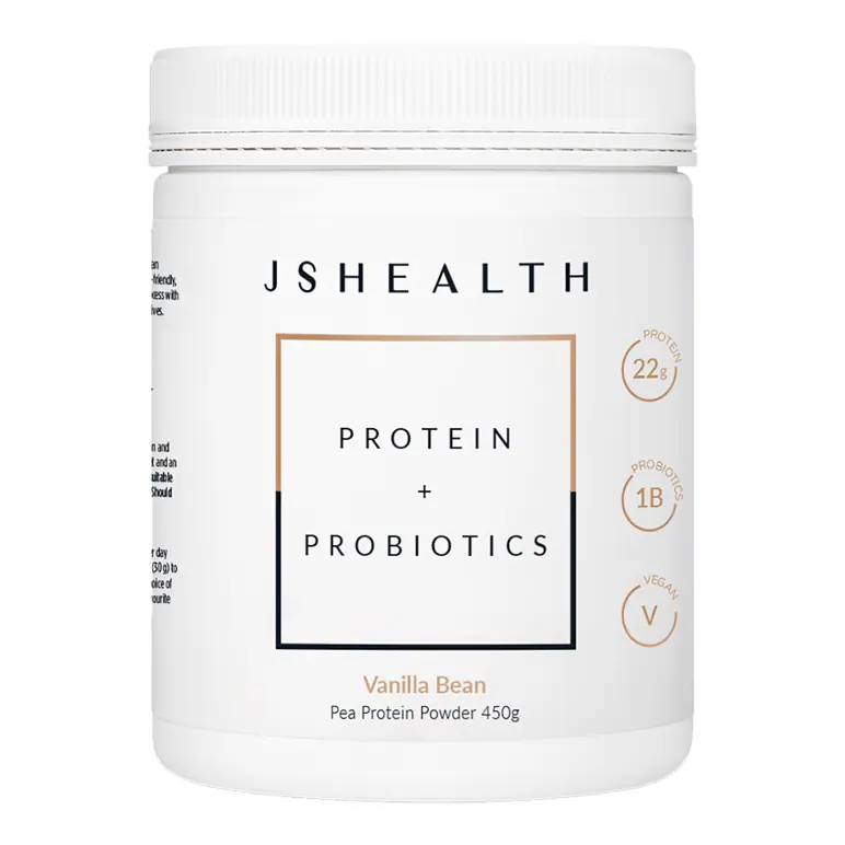 JSHealth Vitamins Protein + Probiotics 450g - Vanilla Bean