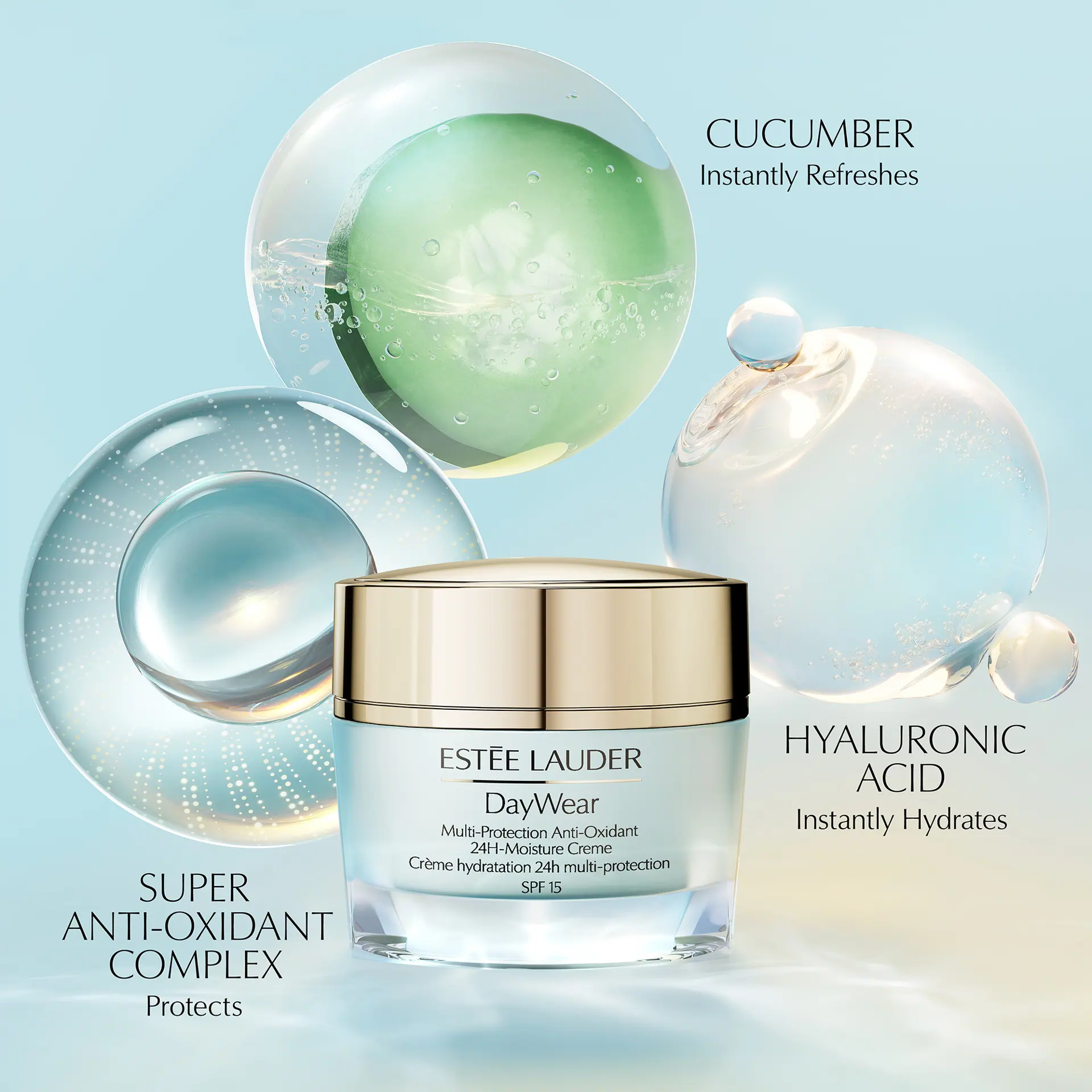 Estée Lauder DayWear Multi-Protection Anti-Oxidant 24H-Moisture Creme SPF 15 Normal/Combination