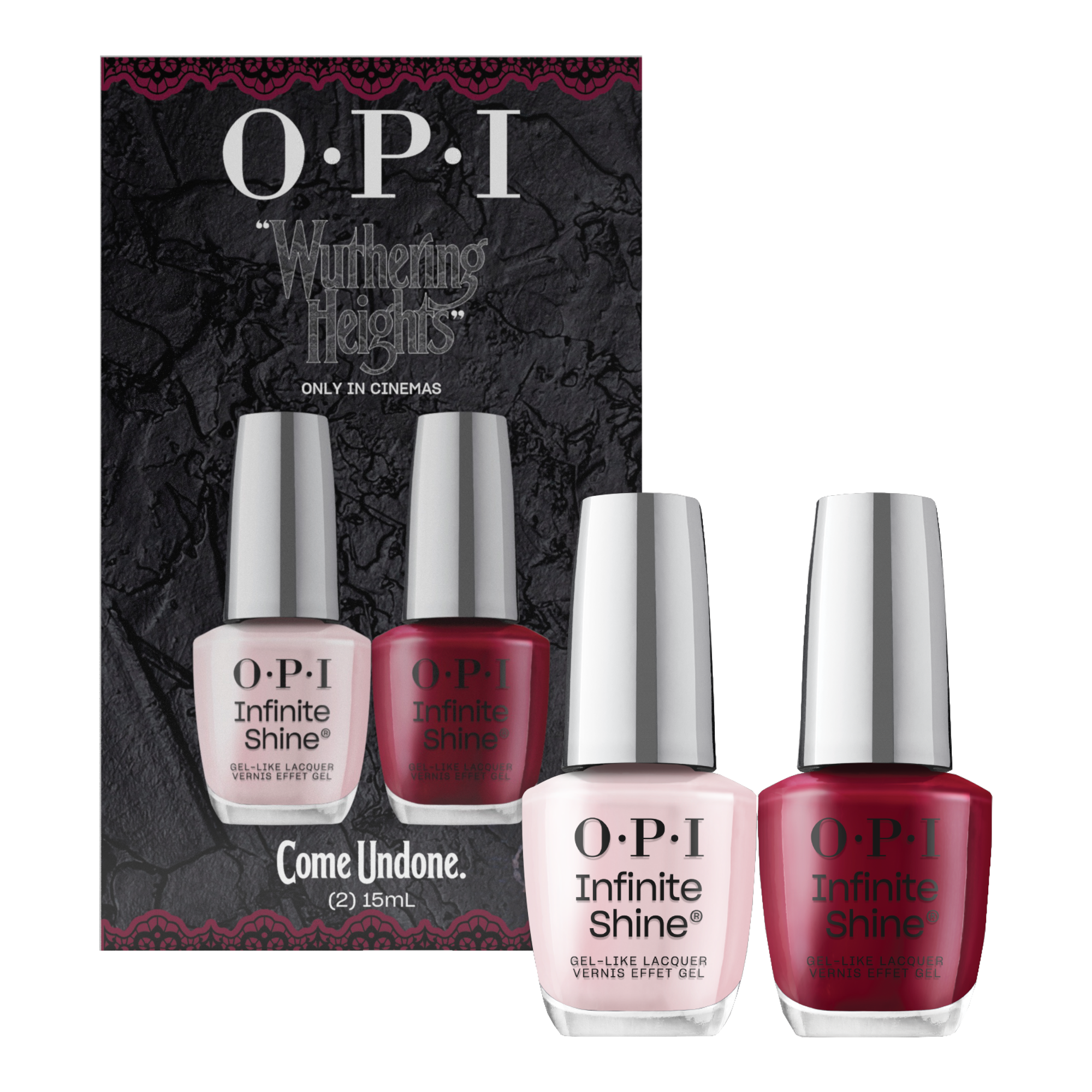OPI x "WUTHERING HEIGHTS" Infinite Shine Pinks Duo Pack