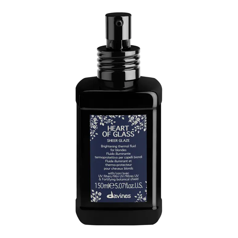 Davines HEART OF GLASS Blonde Repair Heat Protection Sheer Glaze 150ml
