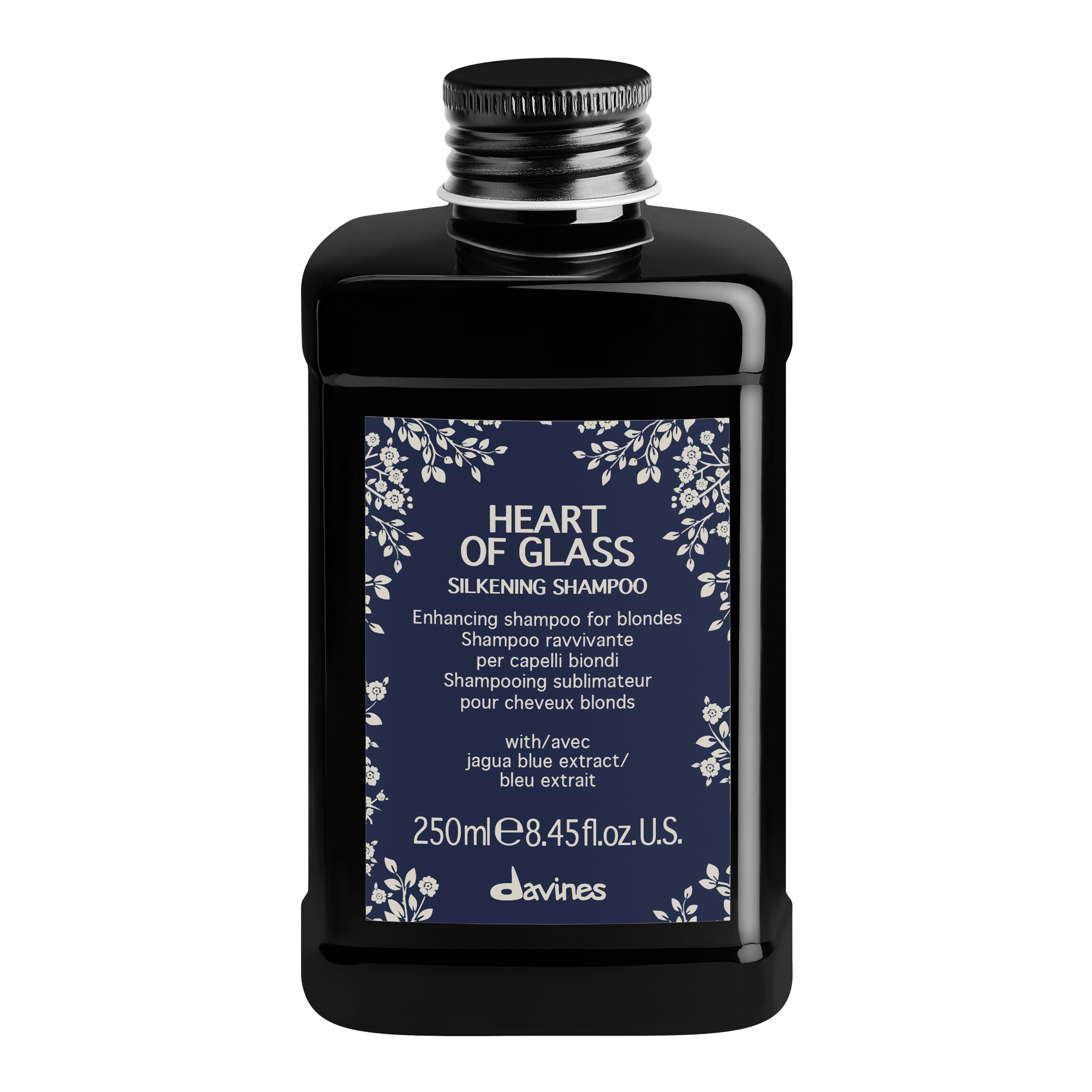 Davines HEART OF GLASS Blonde Silkening Repair Shampoo 250ml