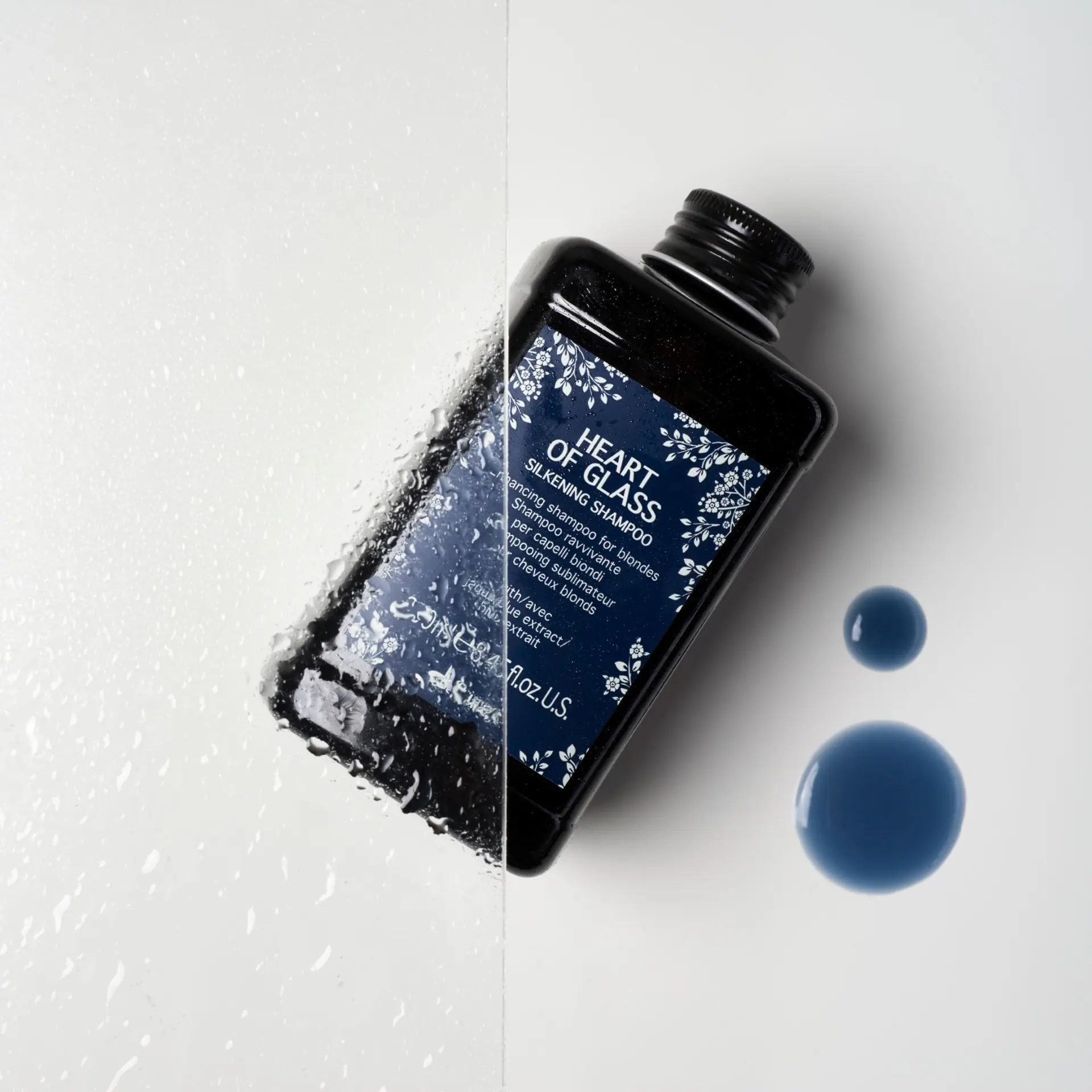 Davines HEART OF GLASS Blonde Silkening Repair Shampoo 250ml