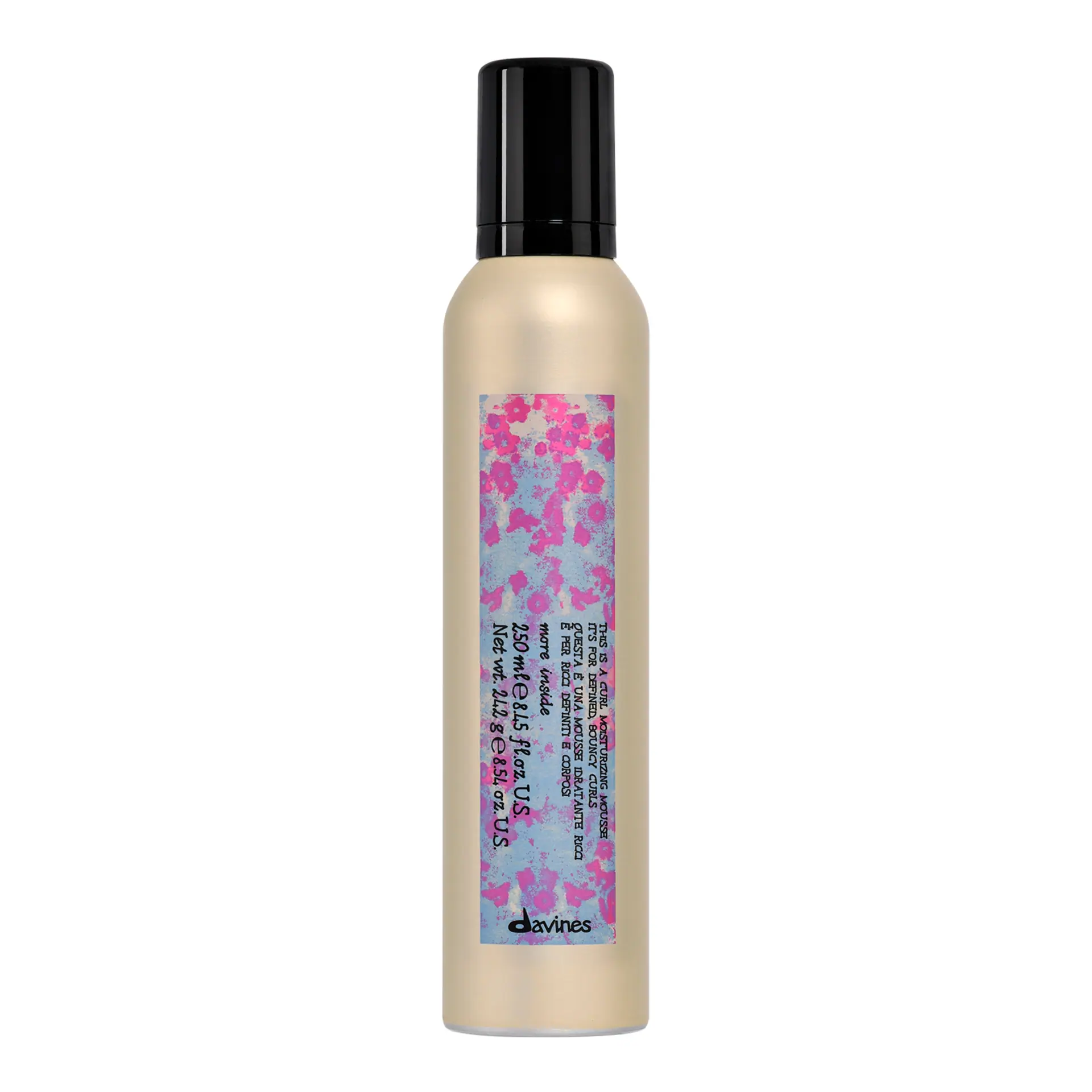 Davines MORE INSIDE Curl Moisturing Mousse 250g