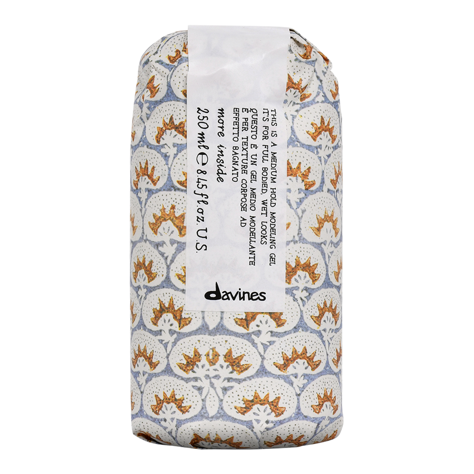 Davines MORE INSIDE Med Hold Modelling Gel 250ml