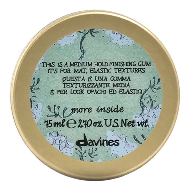 Davines MORE INSIDE Medium Hold Finishing Gum 75g