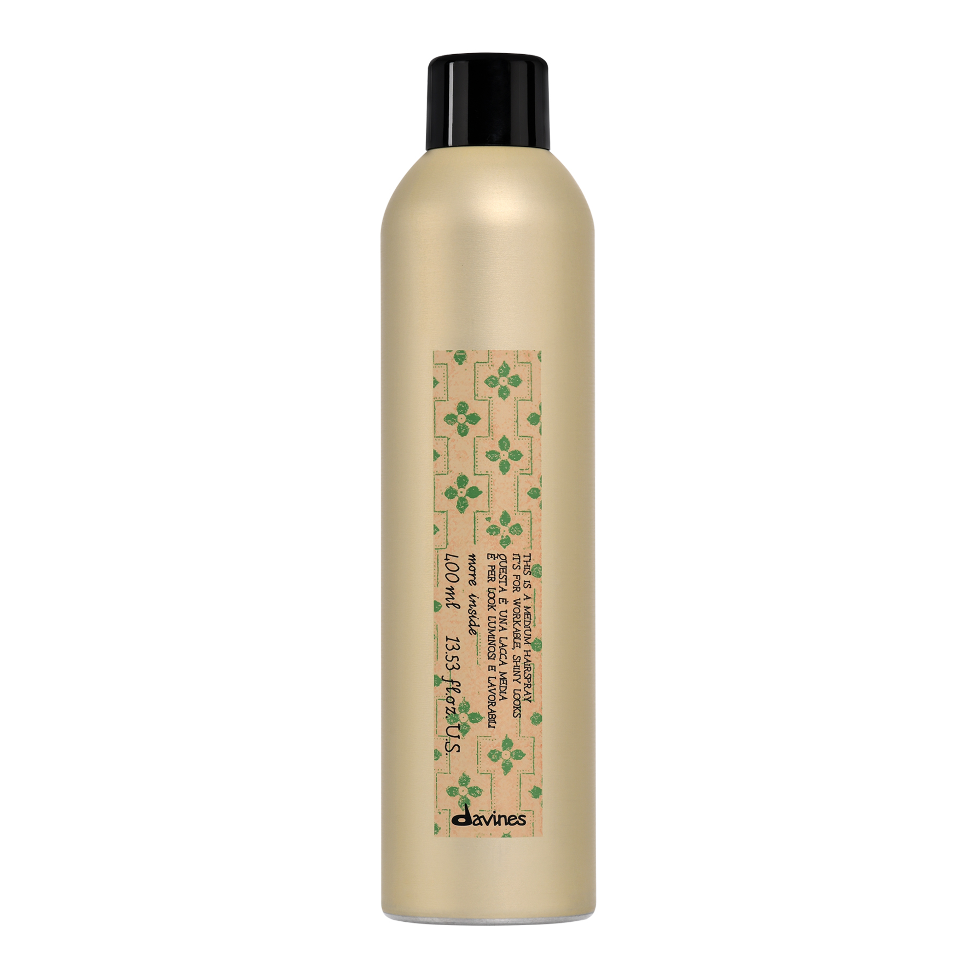 Davines MORE INSIDE Medium Hold Hair Spray 400g