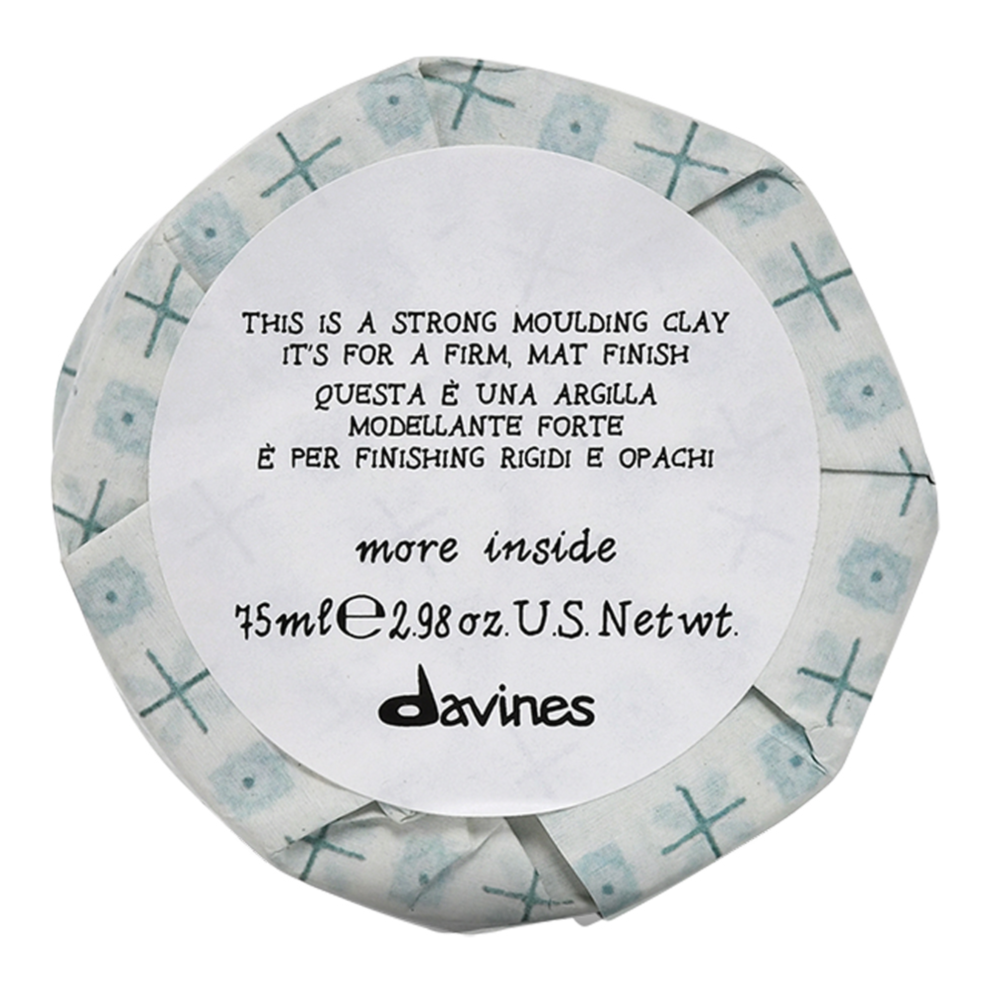 Davines MORE INSIDE Strong Moulding Clay 75g