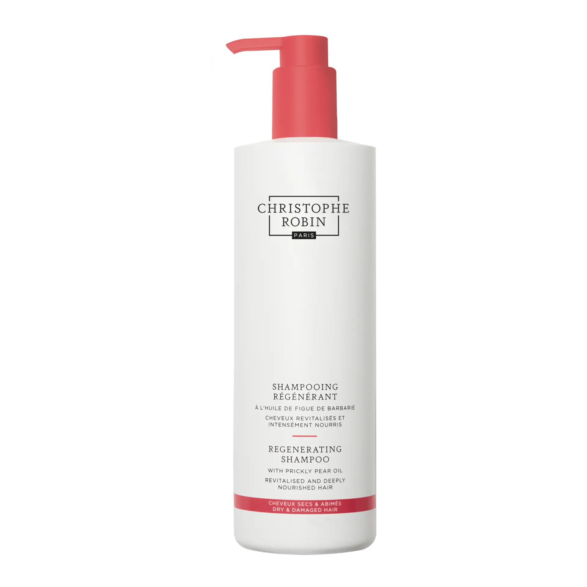 Christophe Robin Regenerating Shampoo with Prickly Pear Oil, 500ml