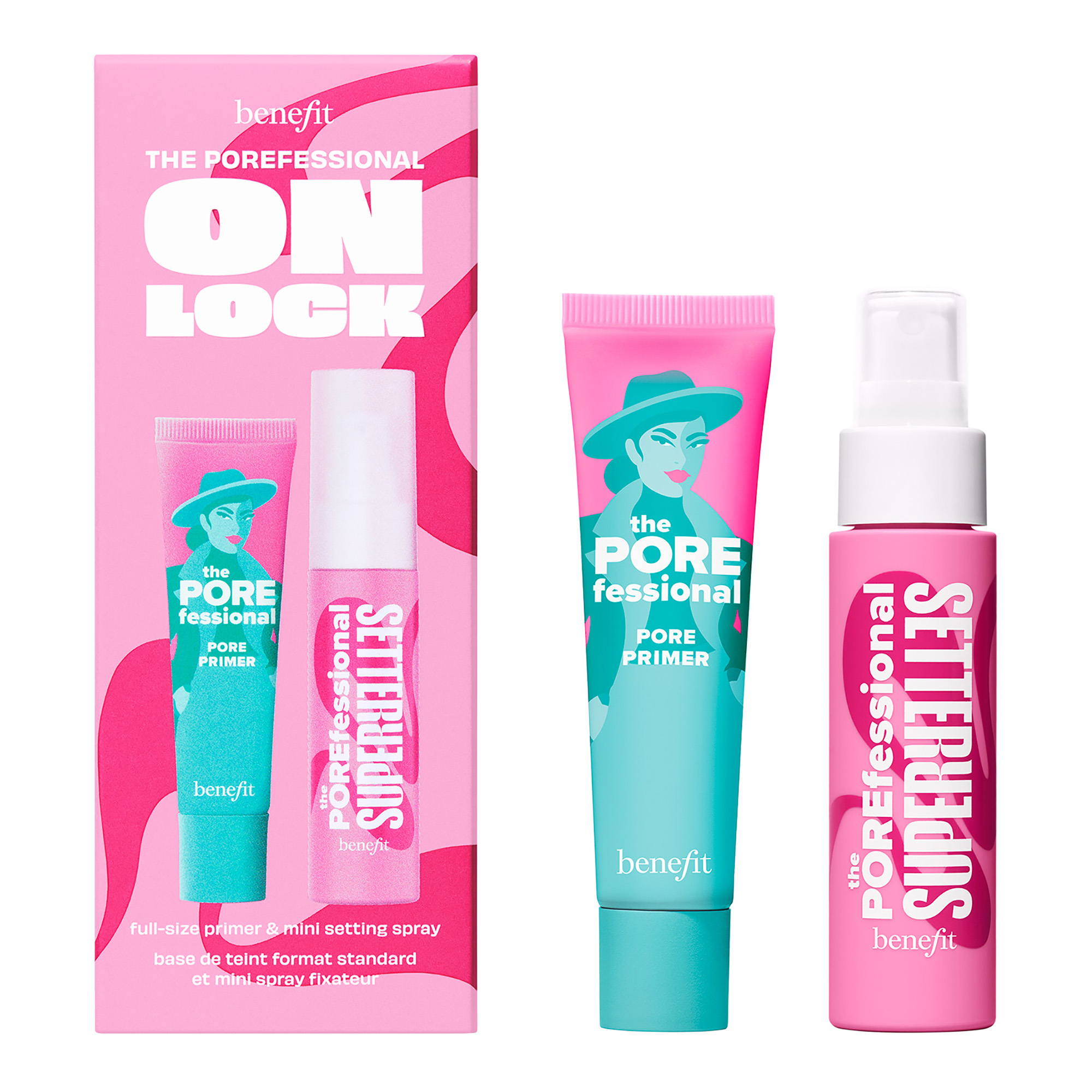 Benefit Cosmetics POREfessional Makeup: Prime + Hold Set