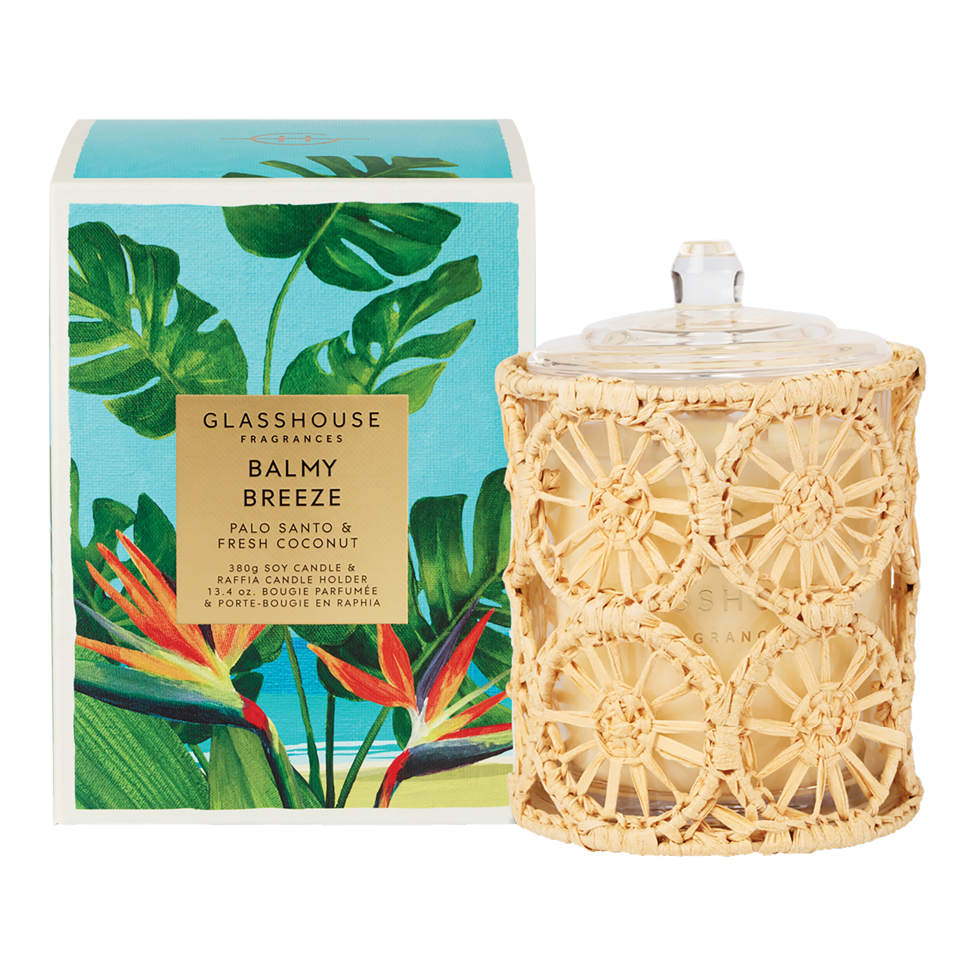 Glasshouse Fragrances 380g Candle - Balmy Breeze