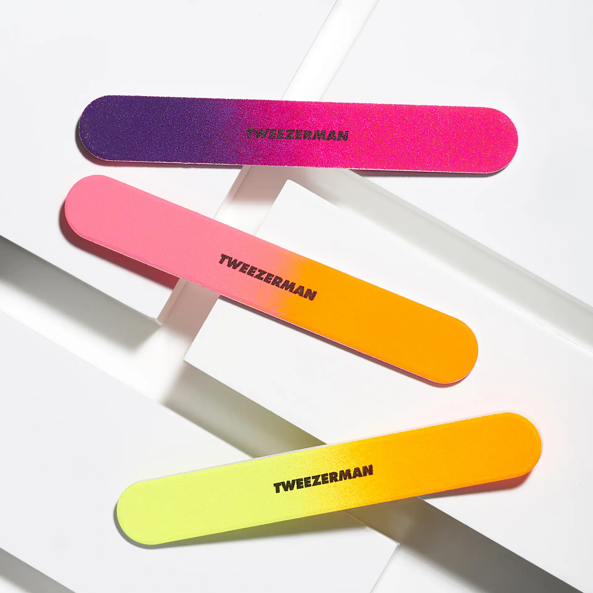 Tweezerman Neon Hot Nail Files 3 Pack