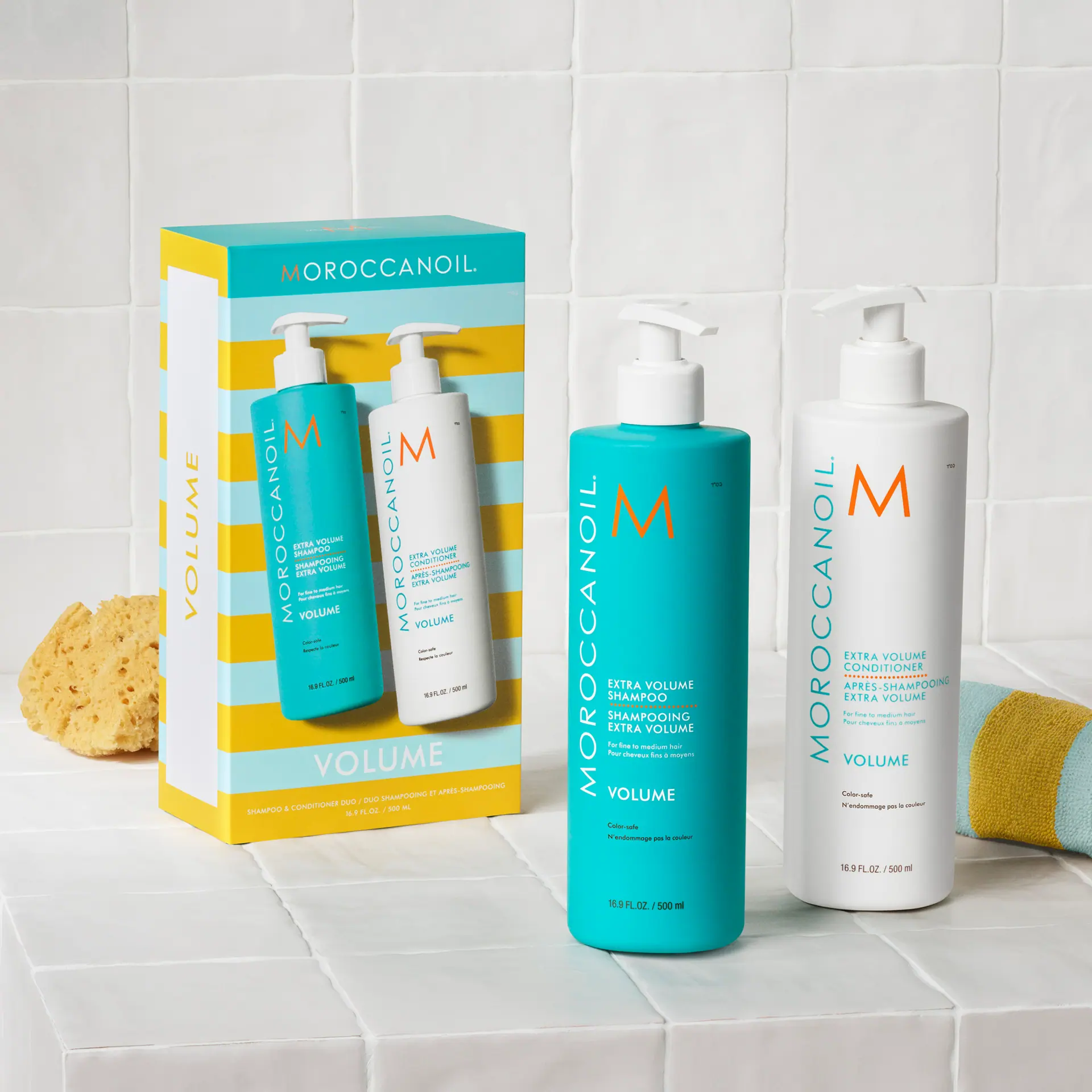 Moroccanoil Extra Volume 500ml Duo