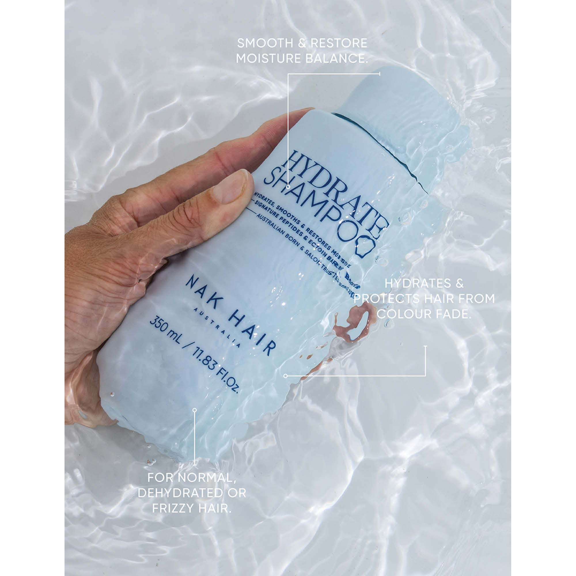 NAK Hair Signature Hydrate Shampoo 350ml