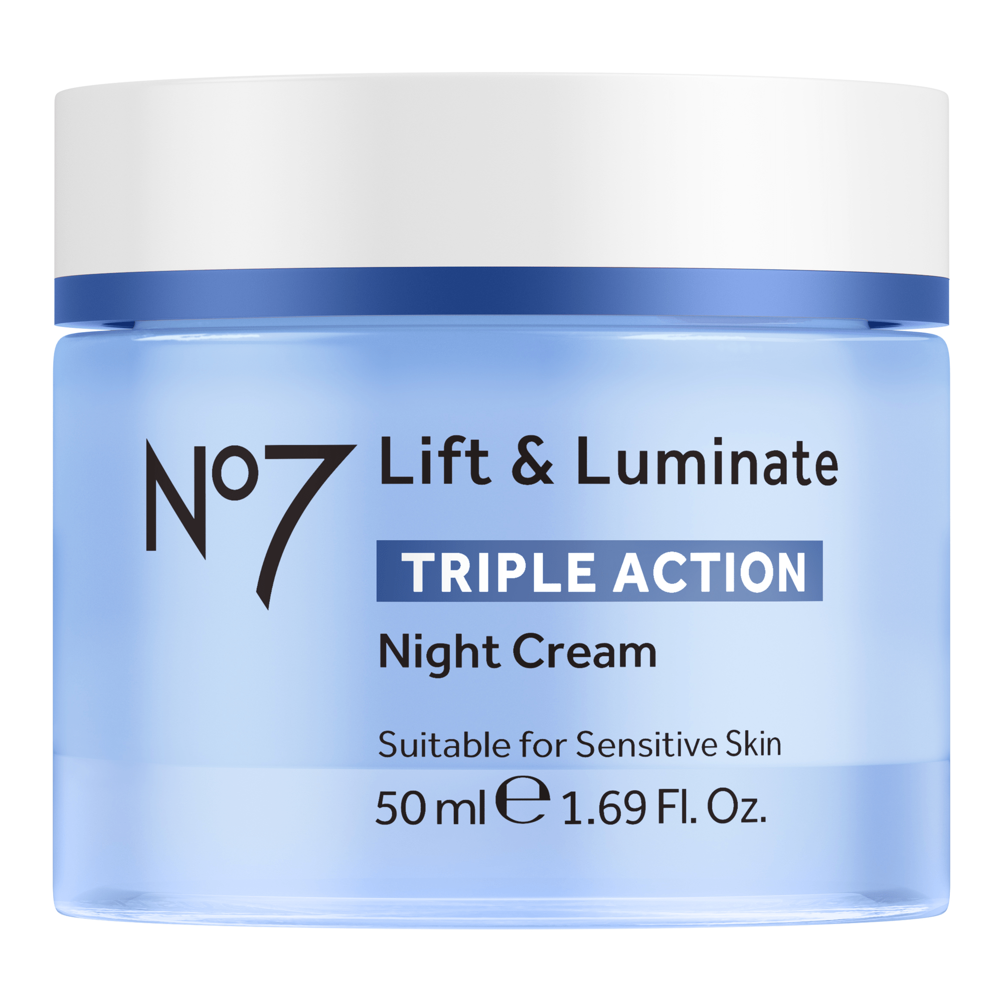 No7 Lift & Luminate Triple Action Night Cream 50ml - Adore Beauty