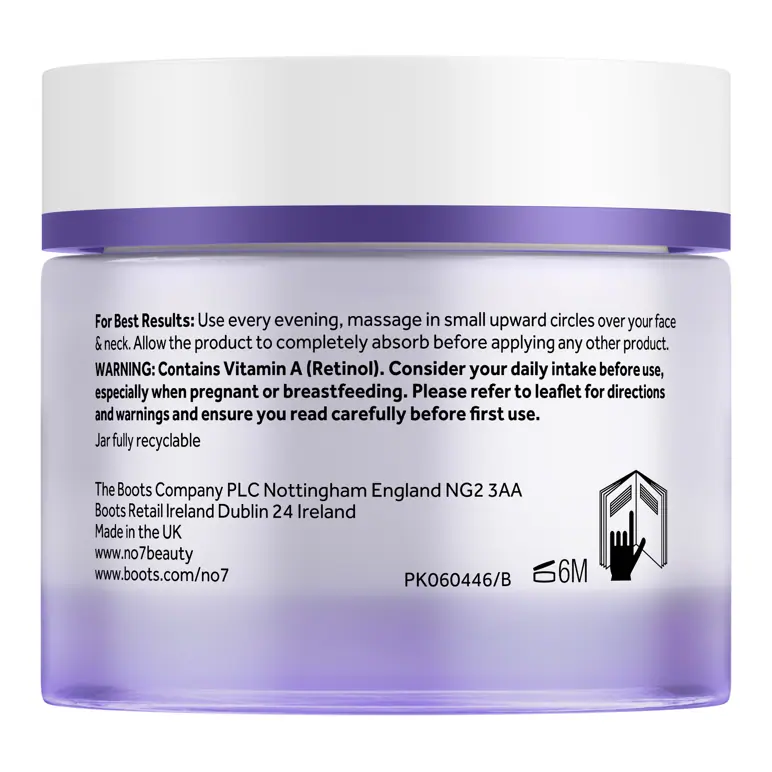No7 Pure Retinol Night Repair Cream 50ml
