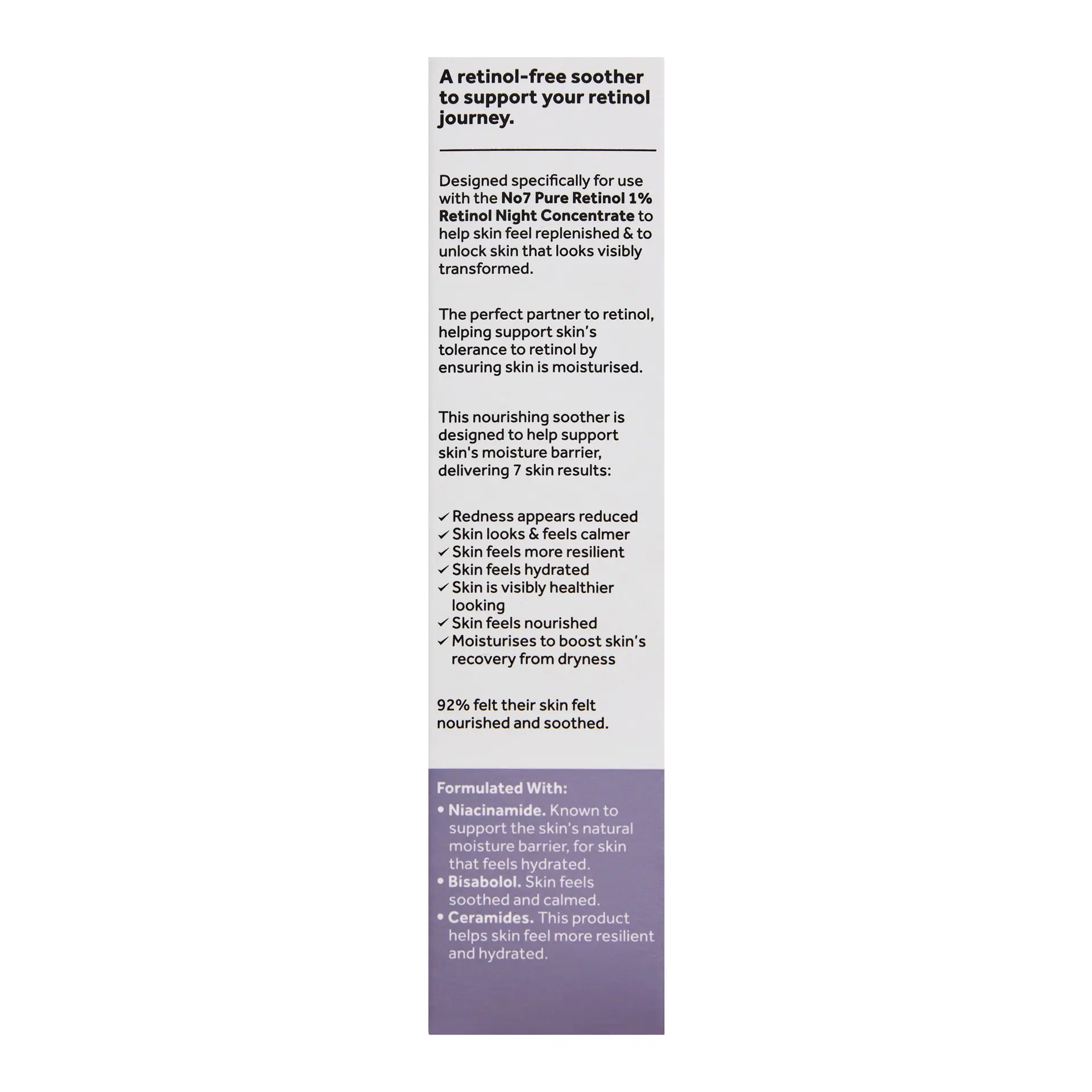 No7 Pure Retinol Post Retinol Soother 50ml