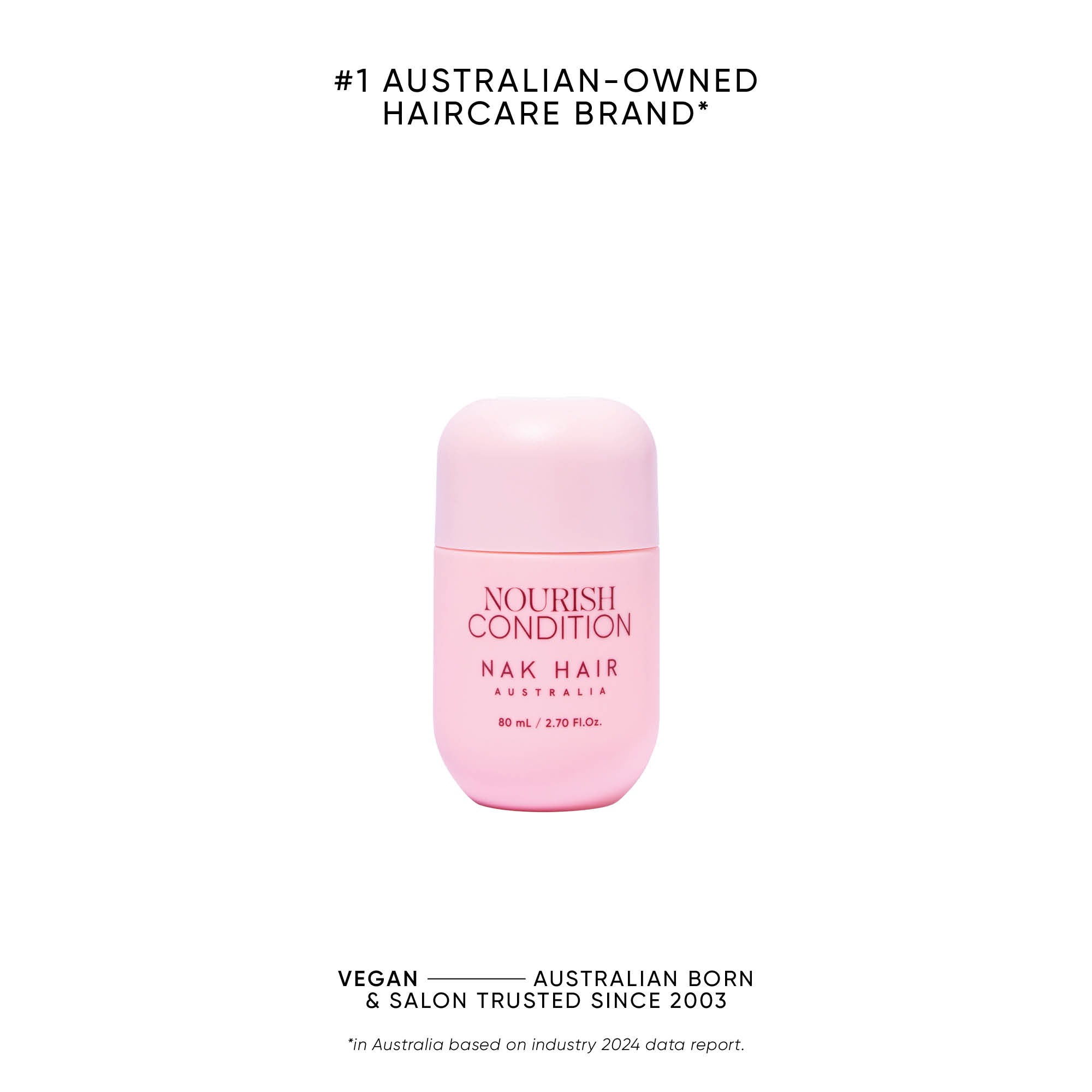 NAK Hair Signature Nourish Conditioner 80ml - Travel Size