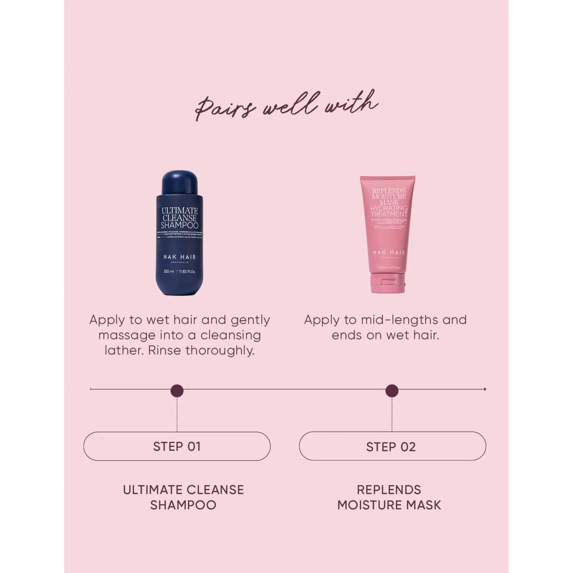 NAK Hair Signature Ultimate Cleanse Shampoo 350ml