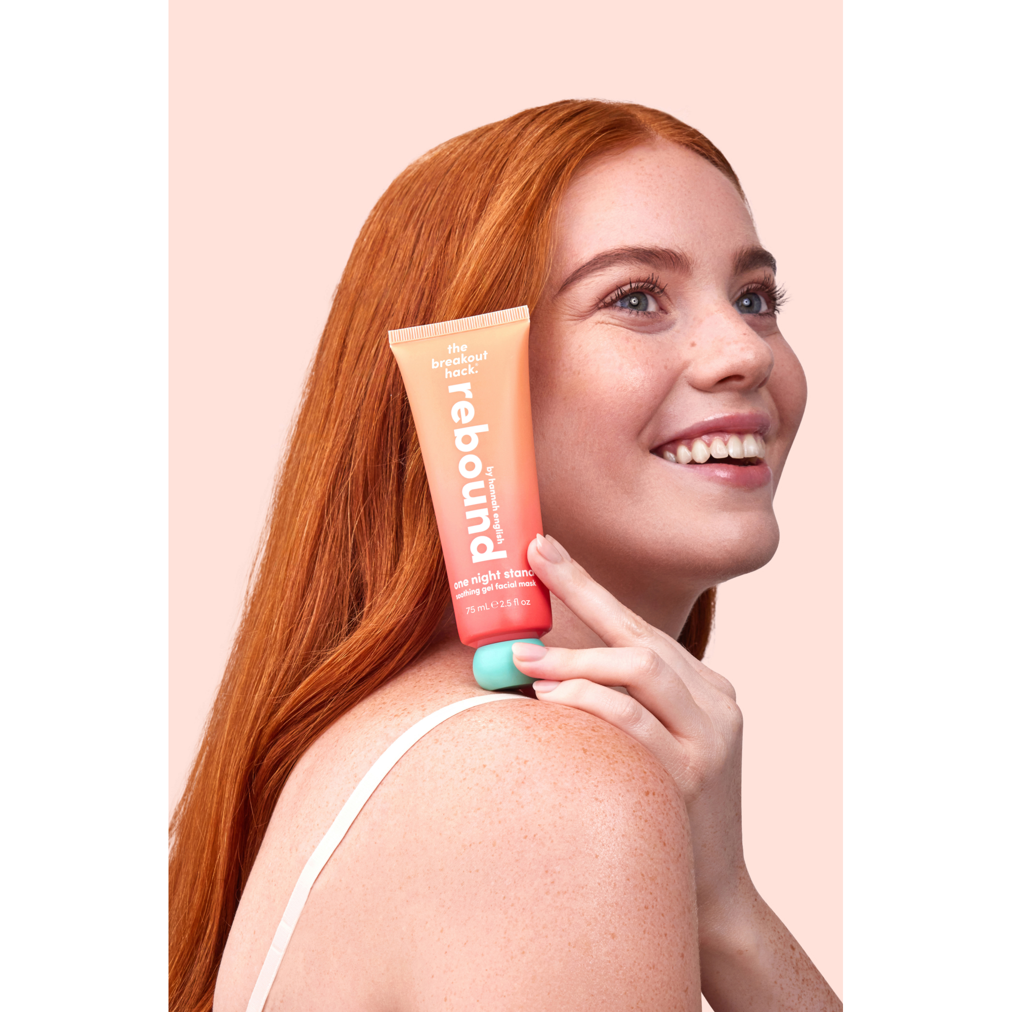The Breakout Hack rebound one night stand soothing gel facial mask 75ml